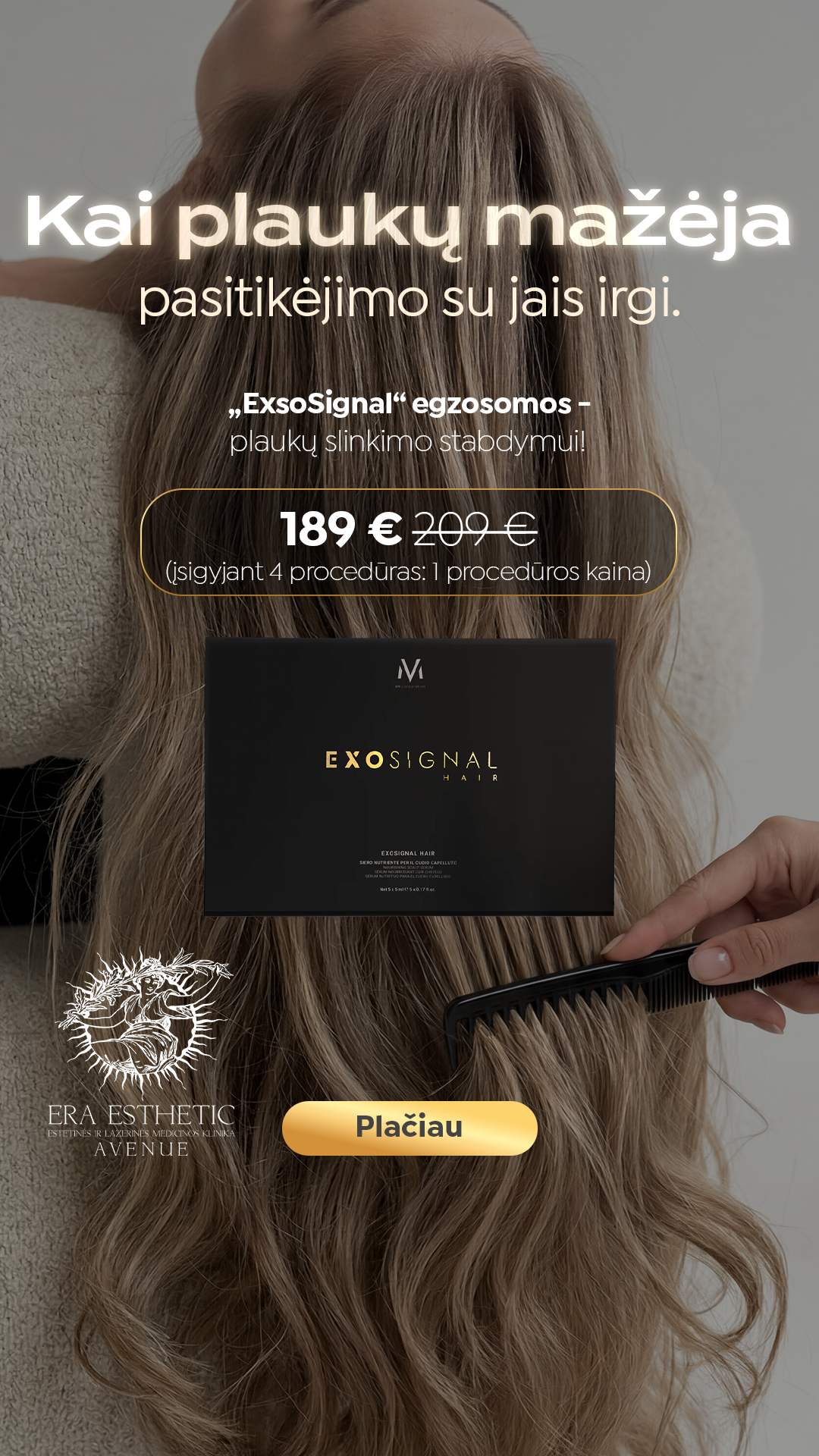 Era Esthetic - Lazerinės Dermatologijos Klinika Facebook ad from Jul 1, 2026