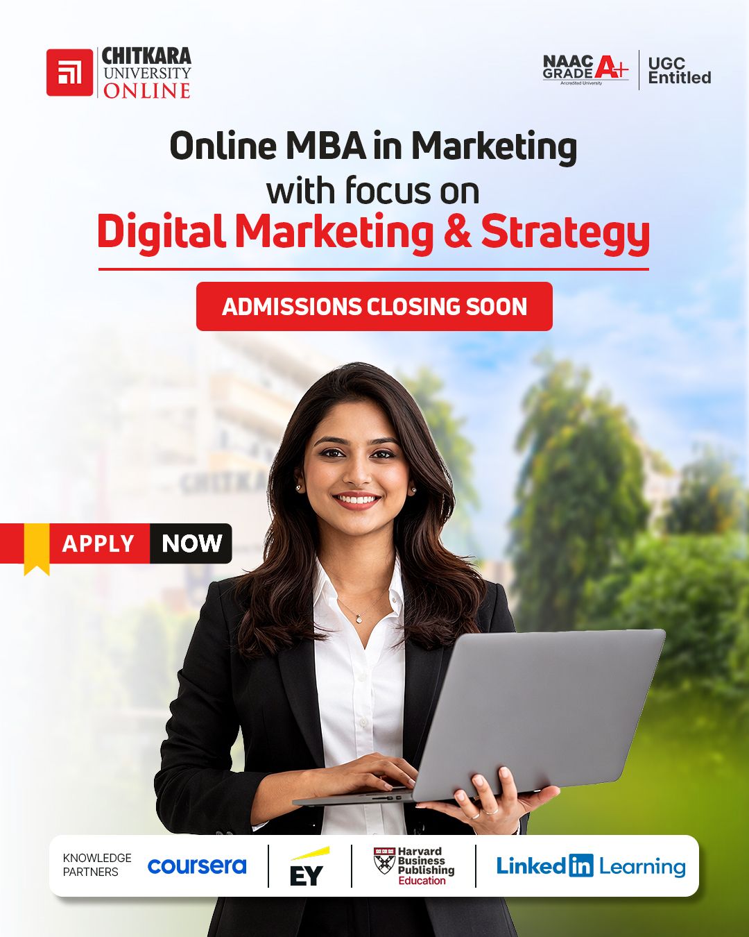 ChitkaraU Online Facebook ad: EMI Starts at 6,999/-*