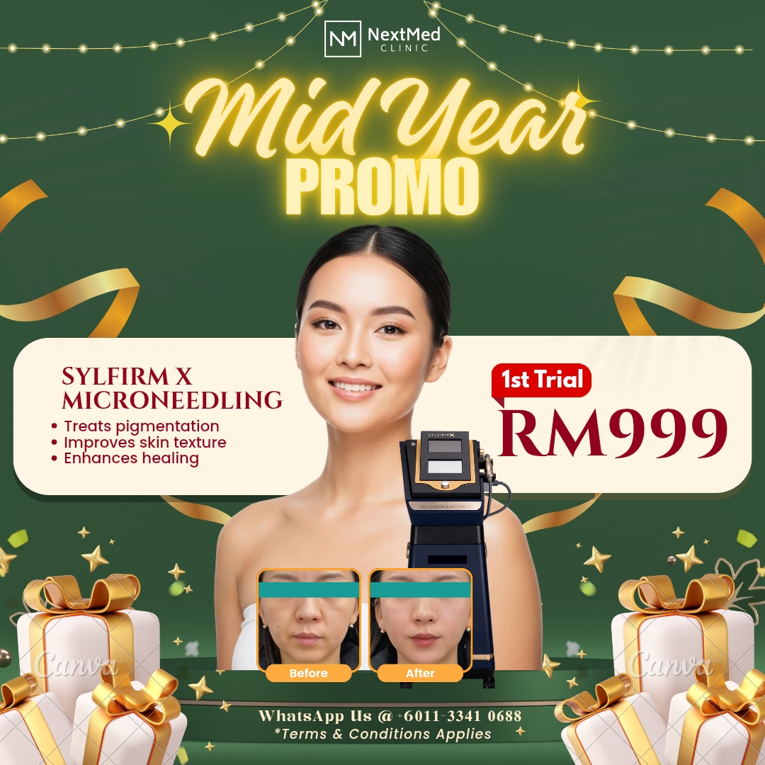 NextMed Aesthetic Clinic Facebook ad: SLOTS RUNNING FAST!