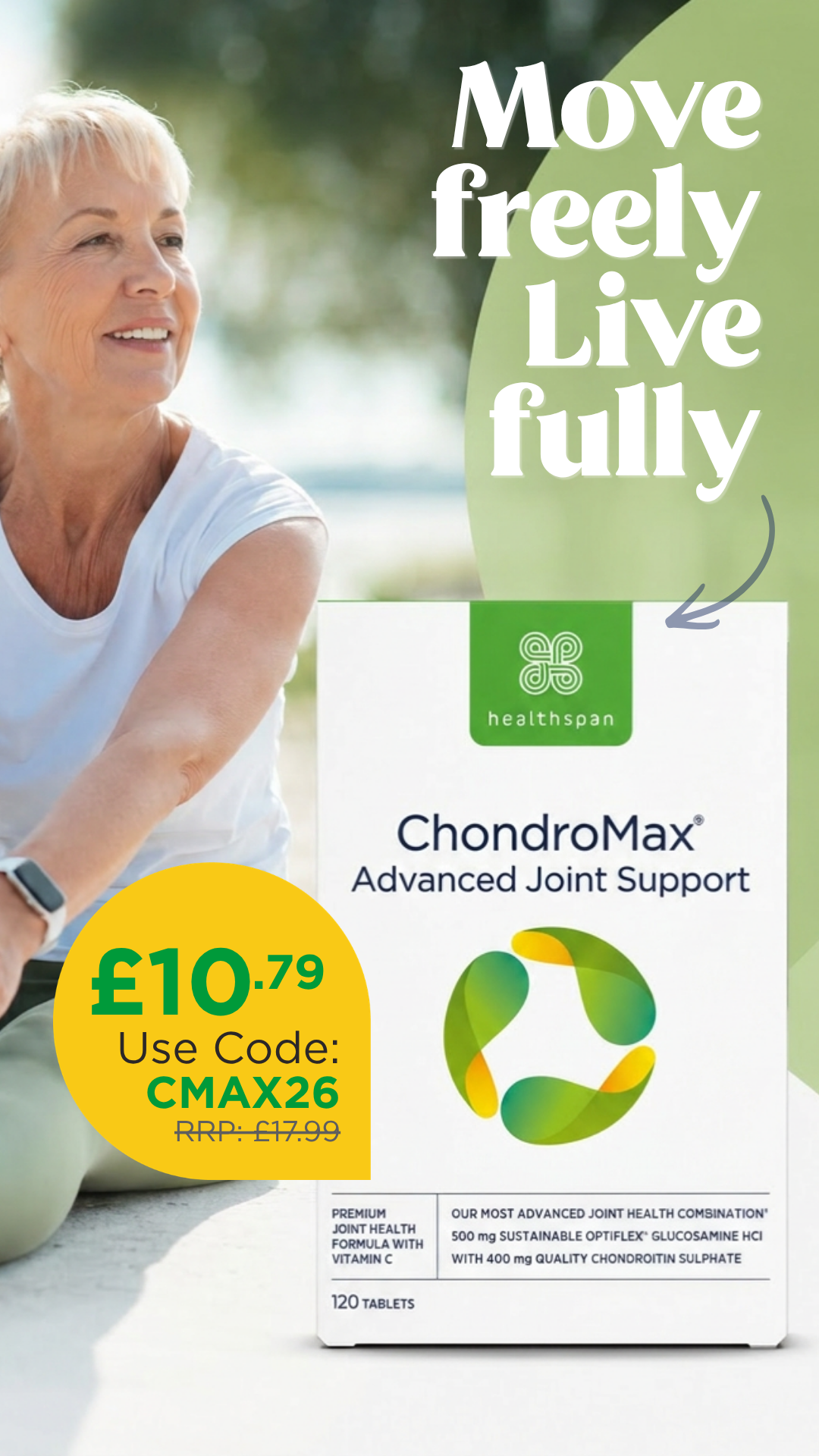 Healthspan Facebook ad