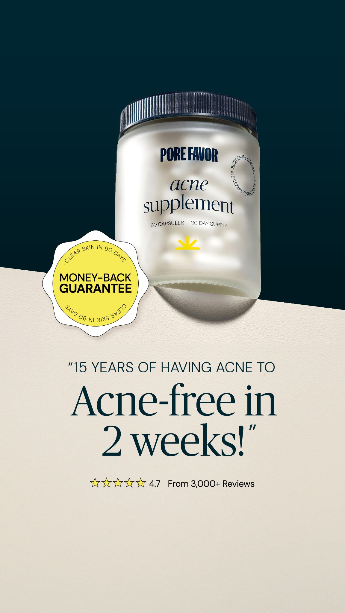 PORE FAVOR Facebook ad