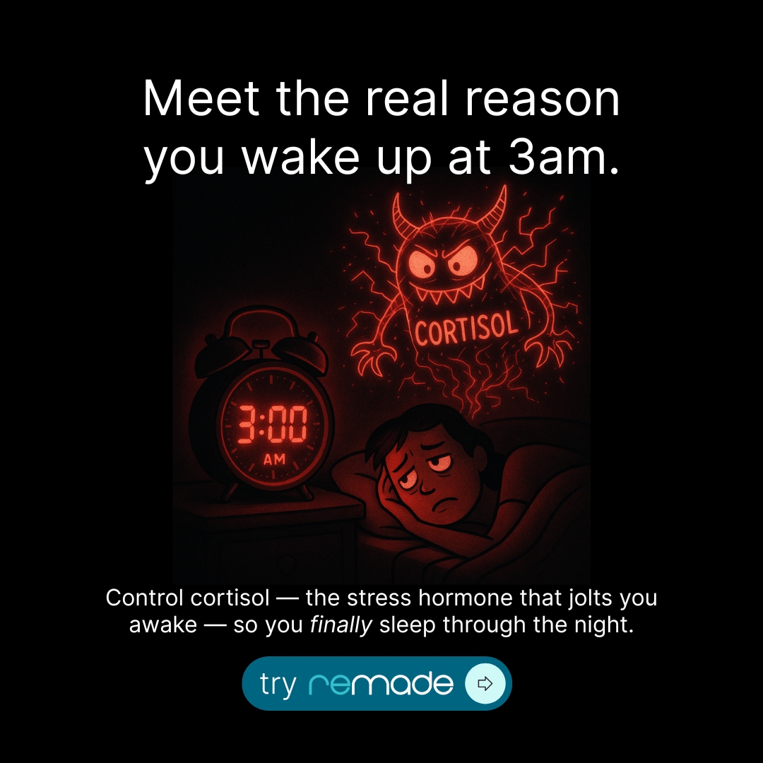 Remade Restorative Sleep Supplement Facebook ad