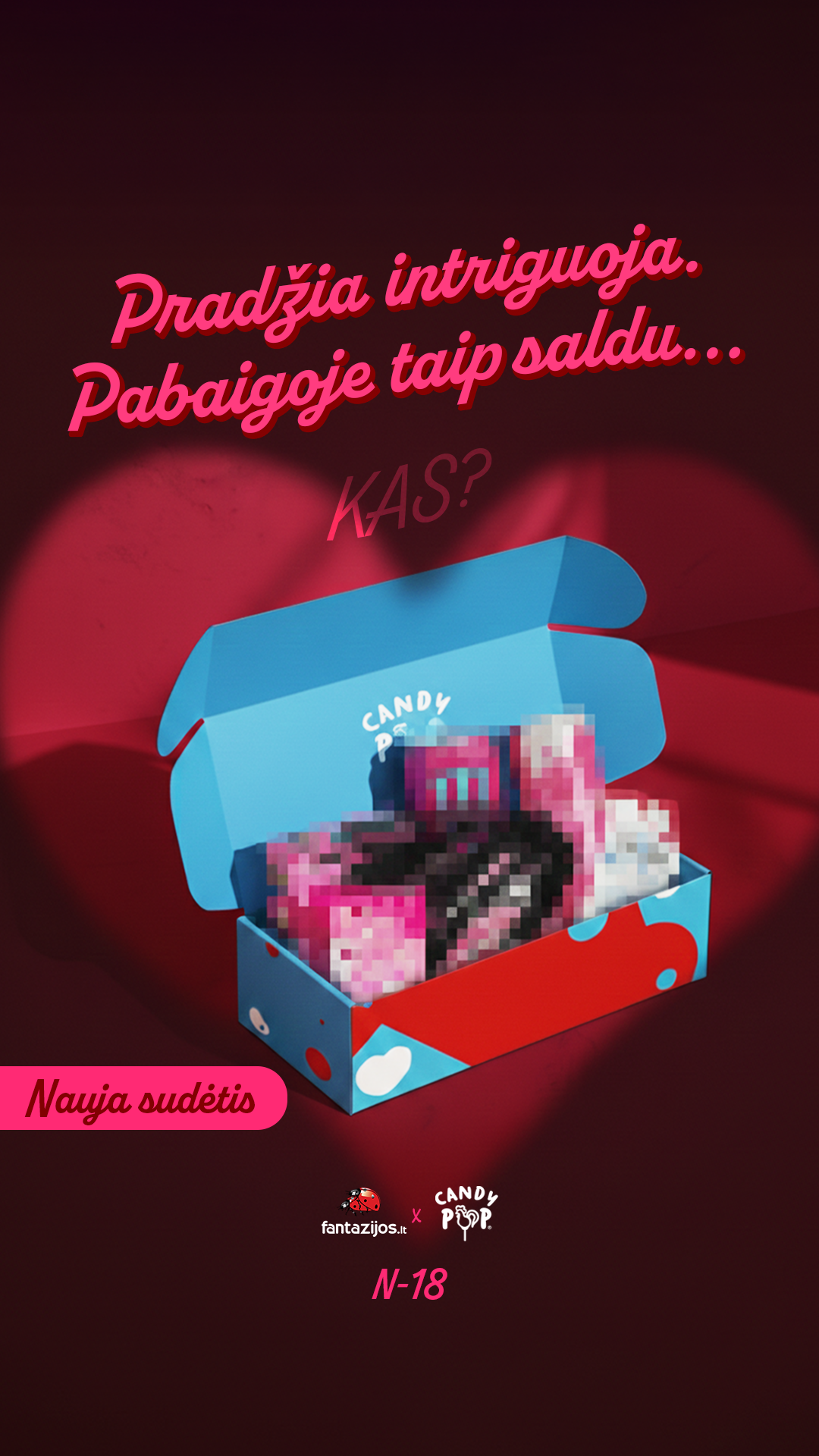 Candy POP Facebook ad