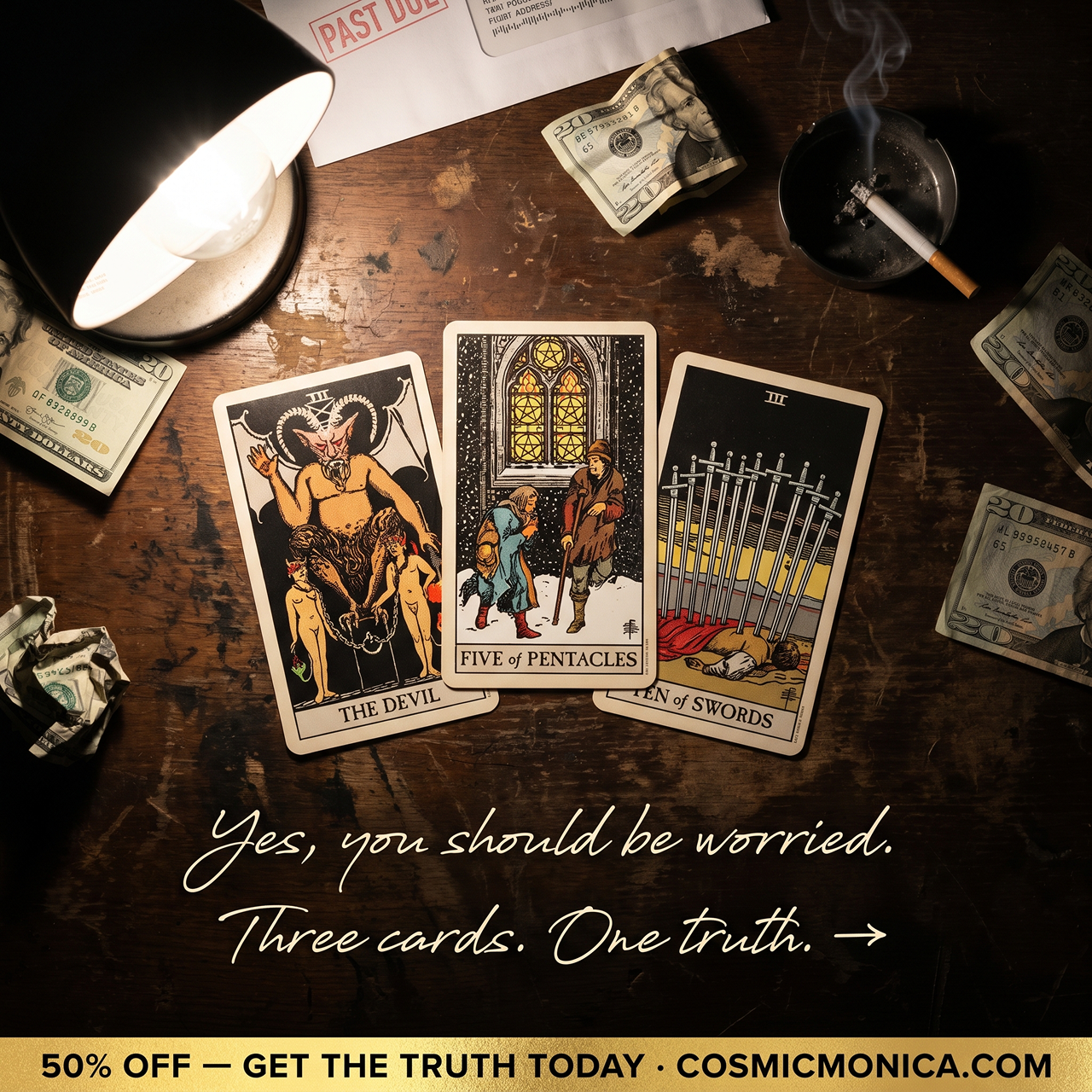 CosmicMonica Facebook ad