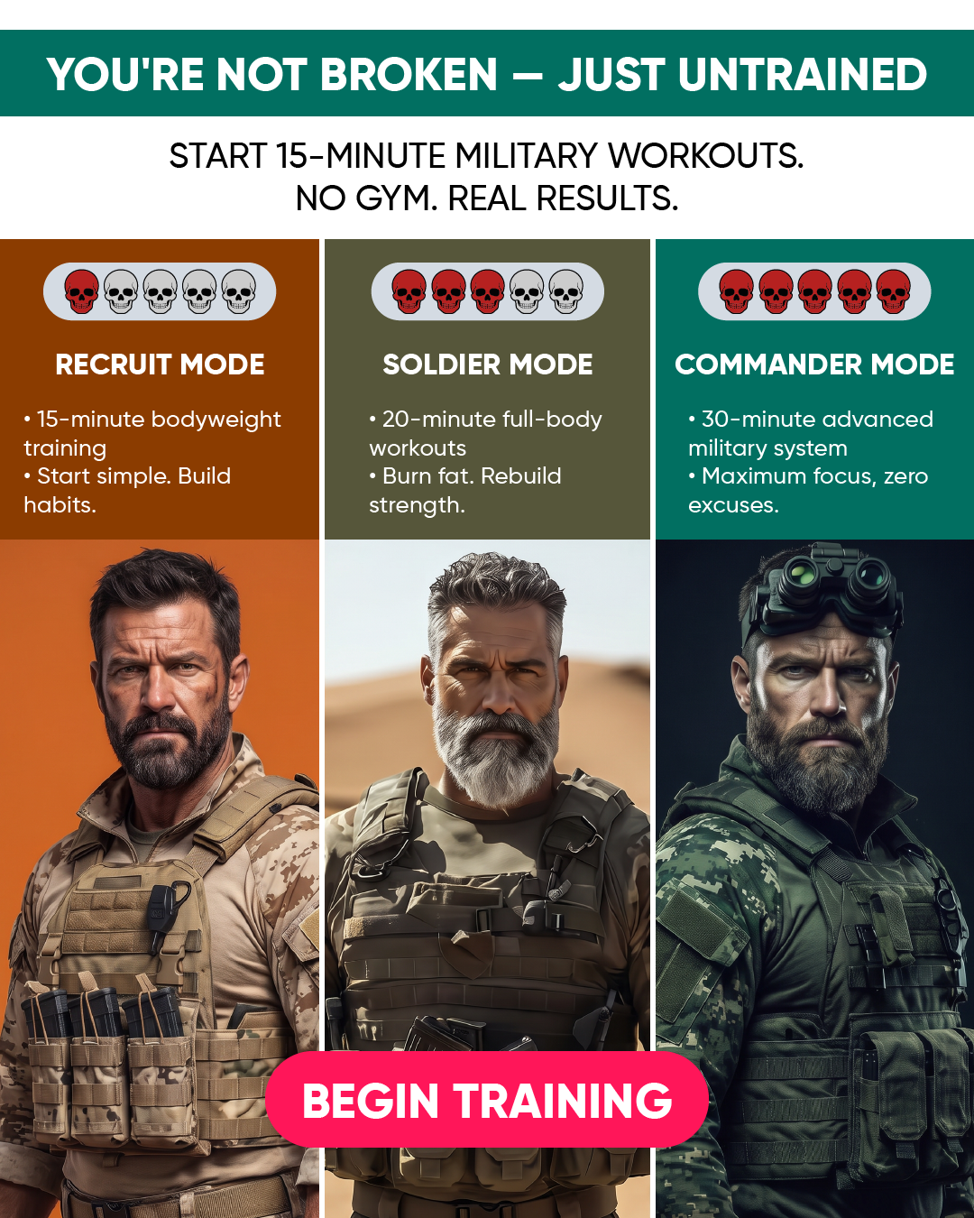 21 Day Challenge Facebook ad