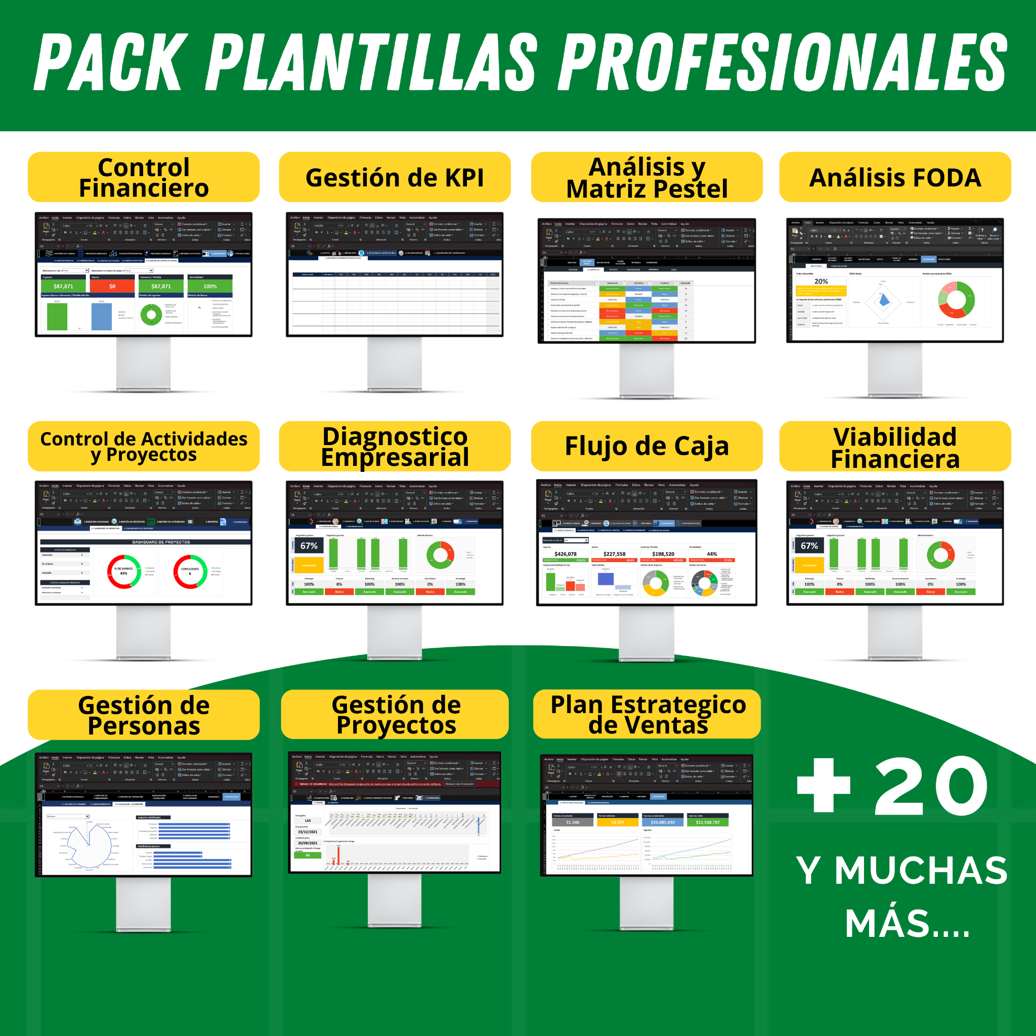 Finanzas Total Facebook ad: Pack de 48 plantillas profesionales