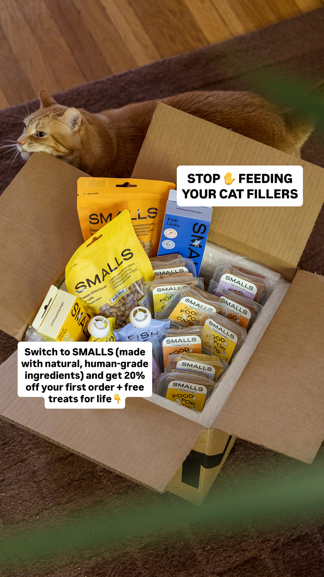 Smalls Facebook ad
