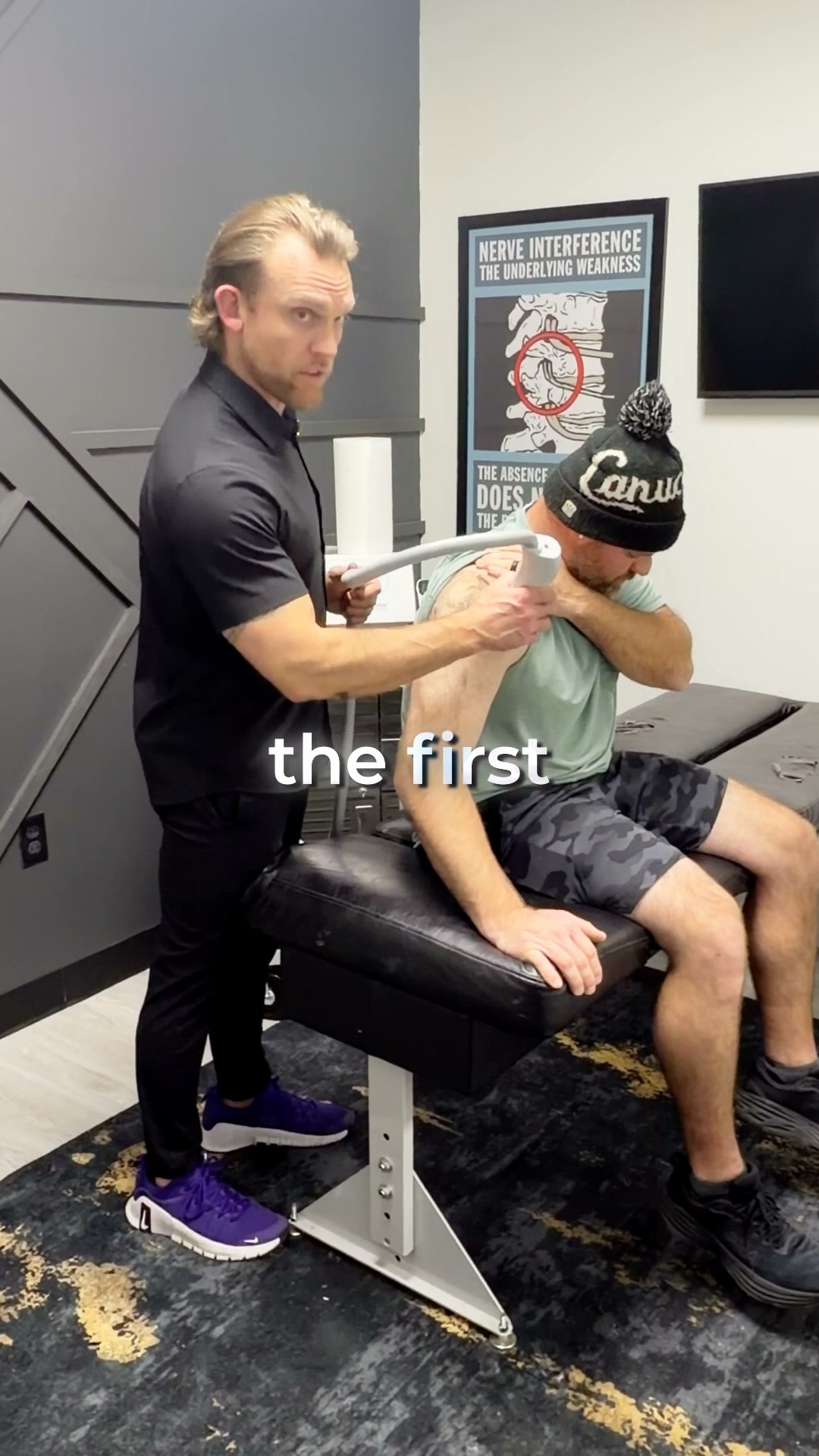 Vital Performance Cottleville Facebook ad: $79 Shoulder Pain Exam & Relief Treatment (Save $296)