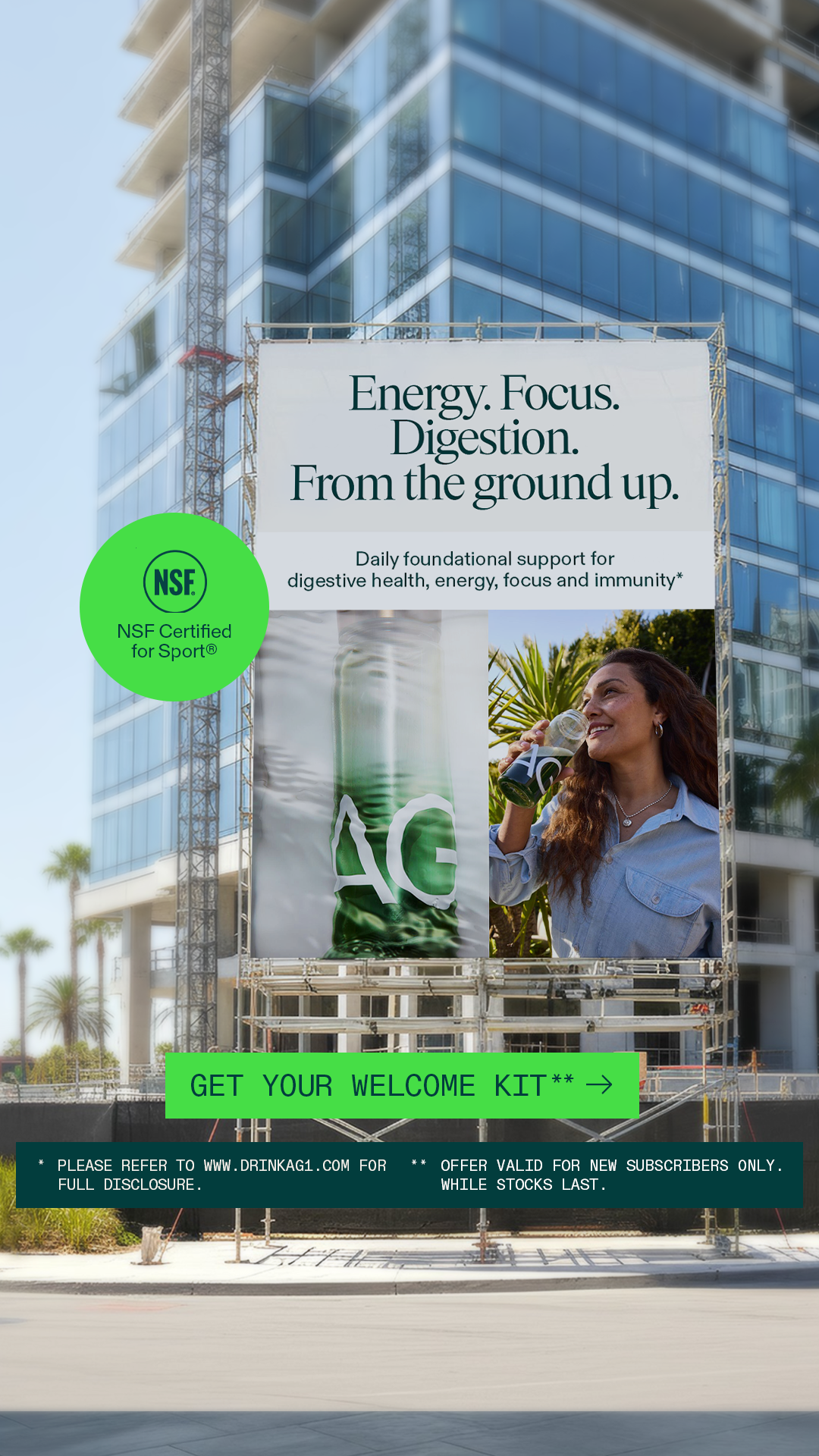 AG1 by Athletic Greens Facebook ad