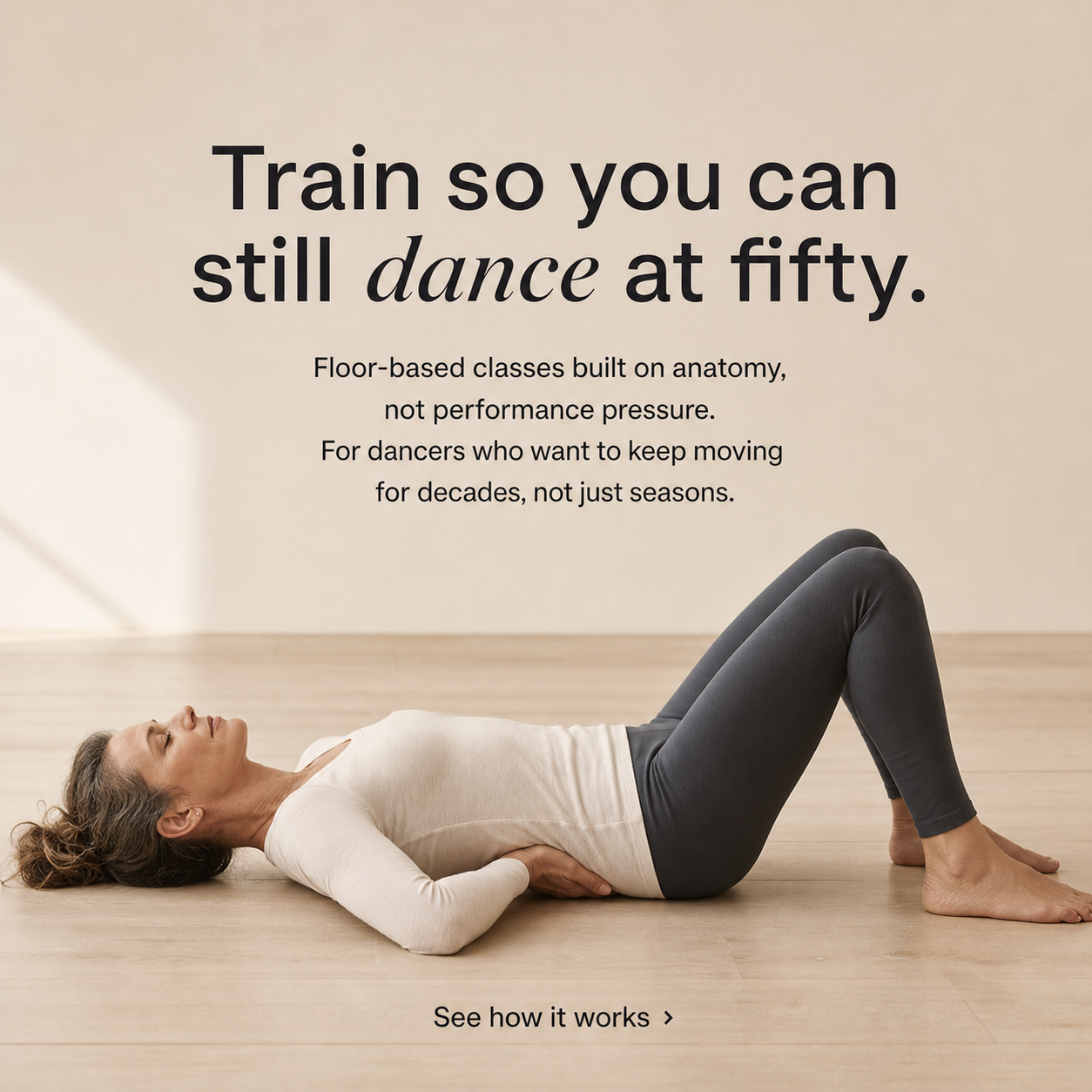 Dance Masterclass Facebook ad