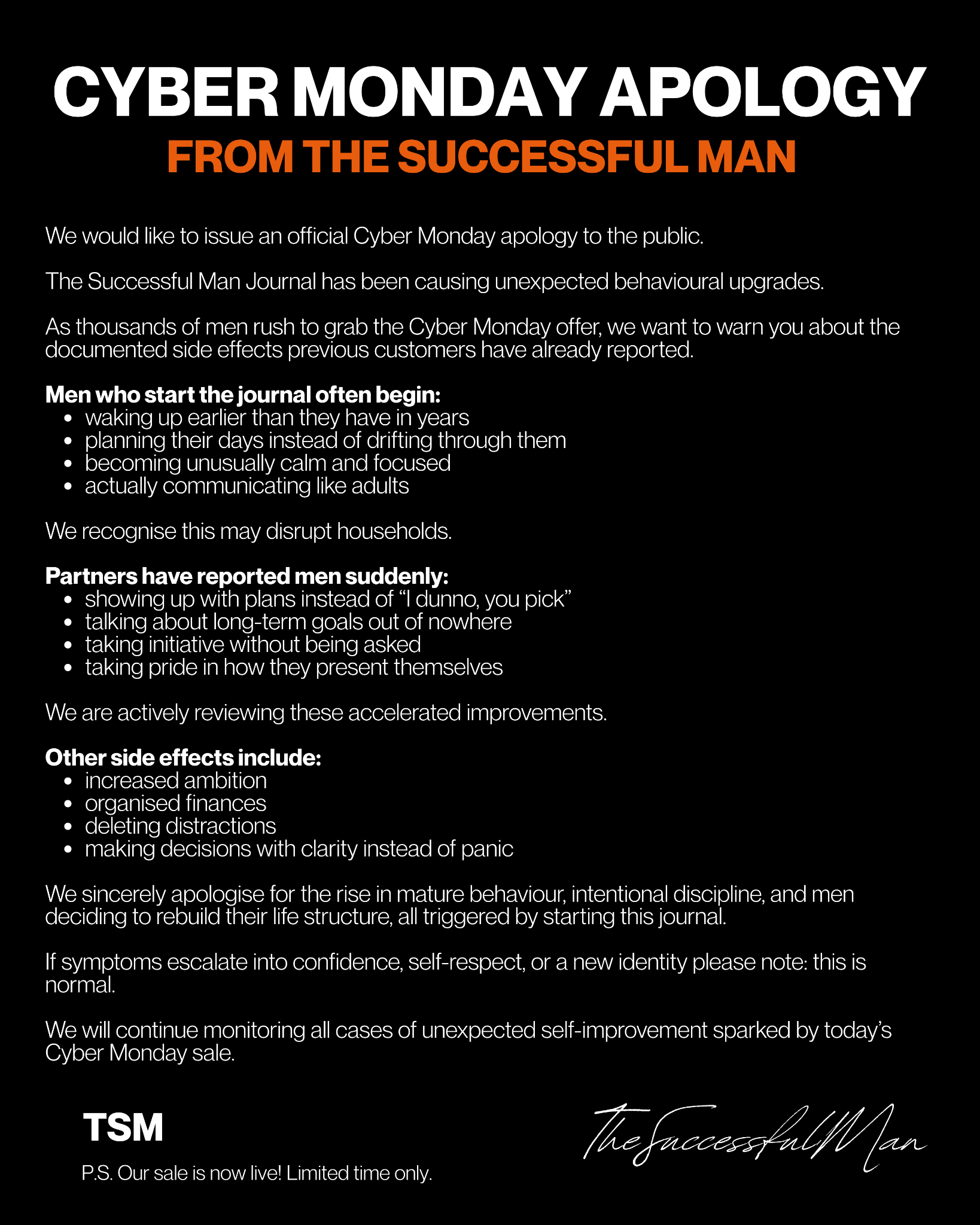 The Successful Man Facebook ad