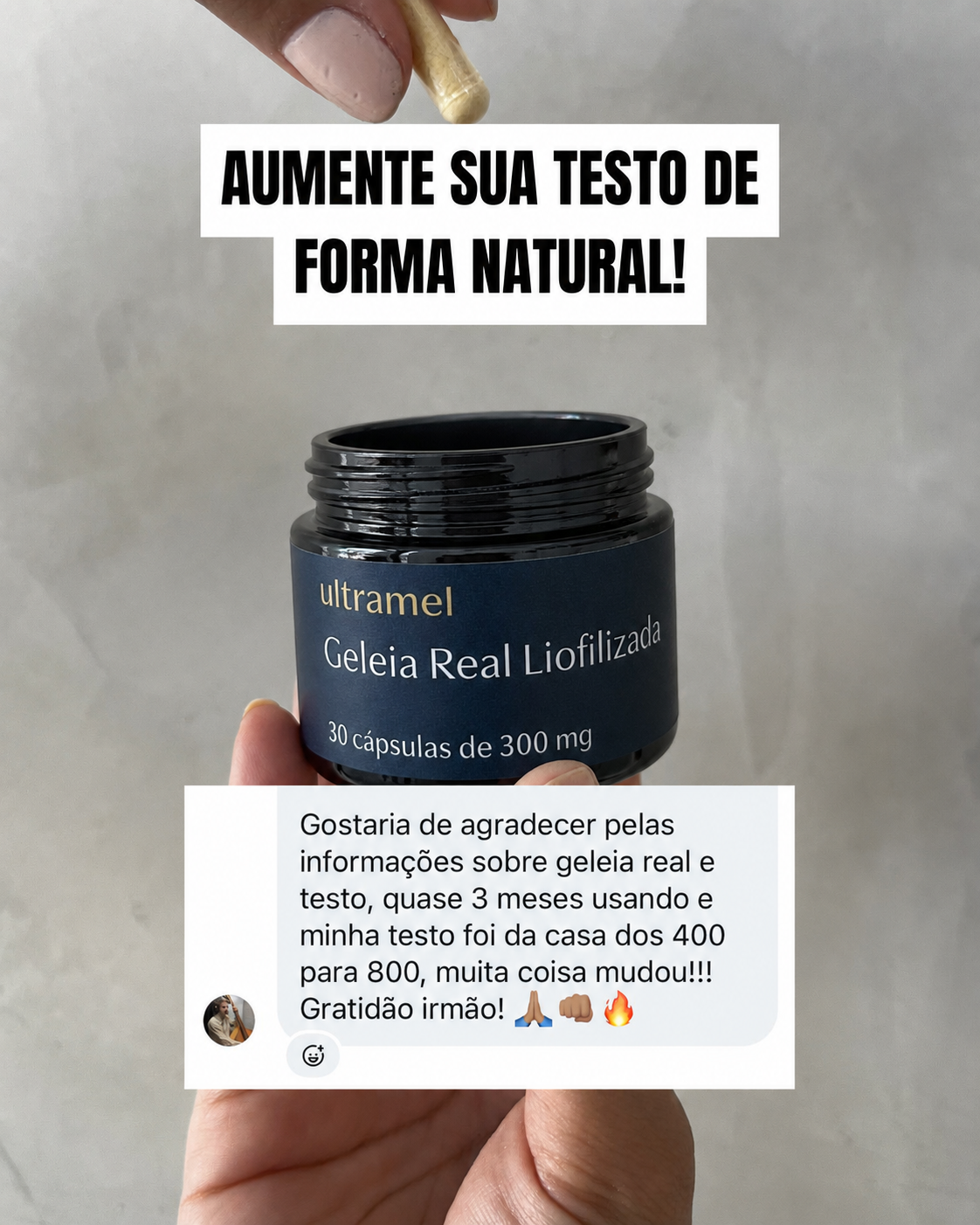 Ultramel Facebook ad