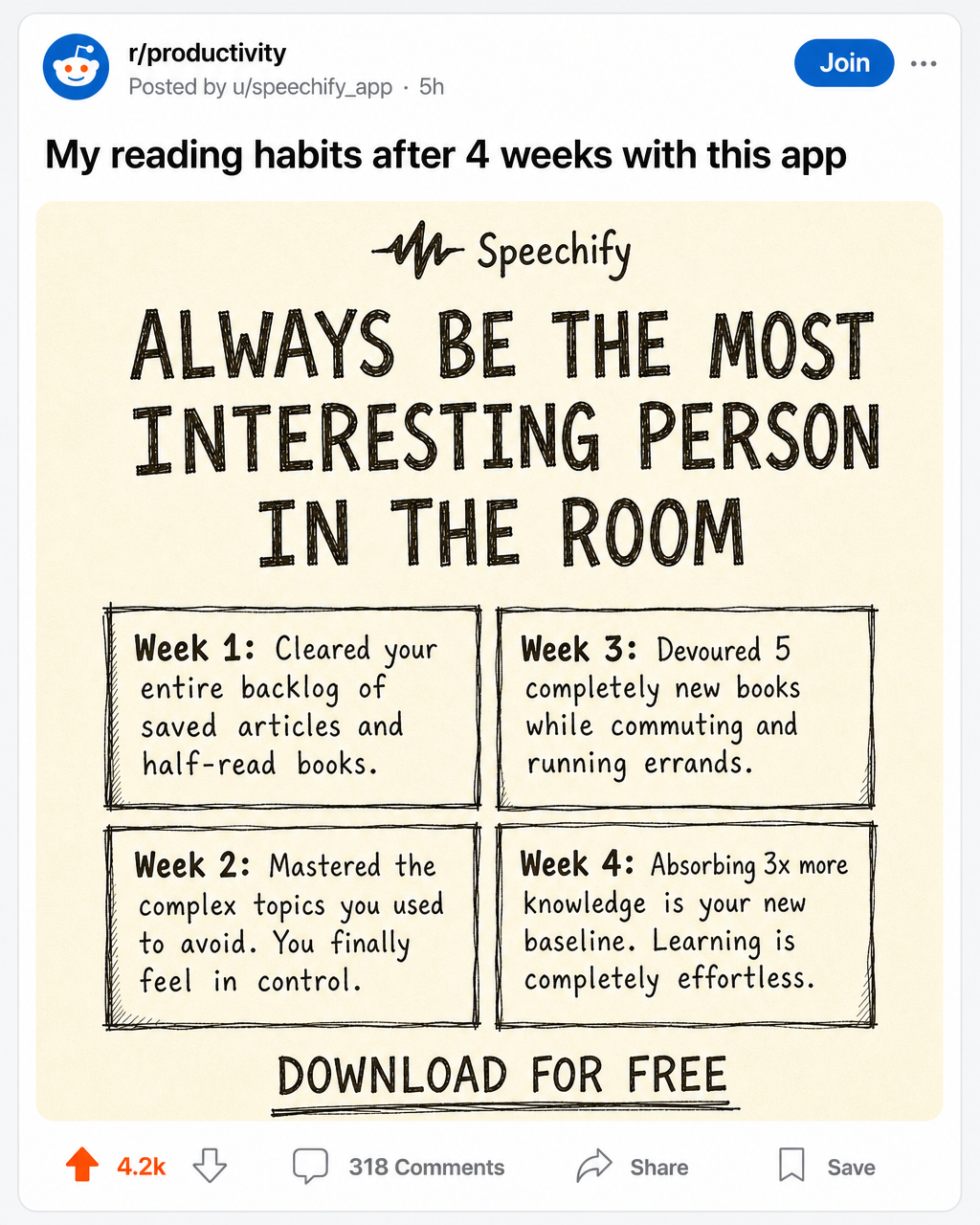 Cliff Weitzman Facebook ad