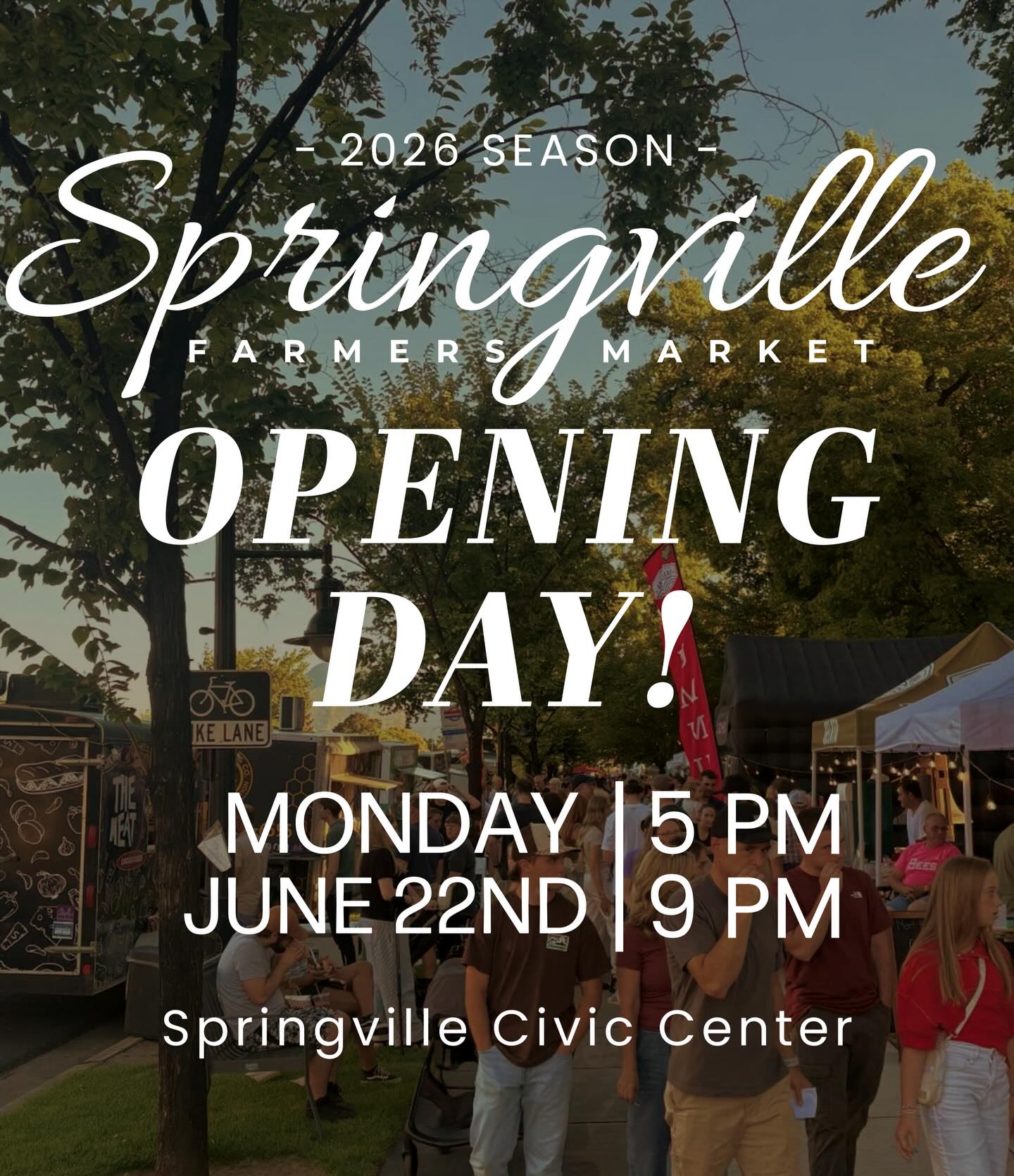 Springville Farmers Market Facebook ad