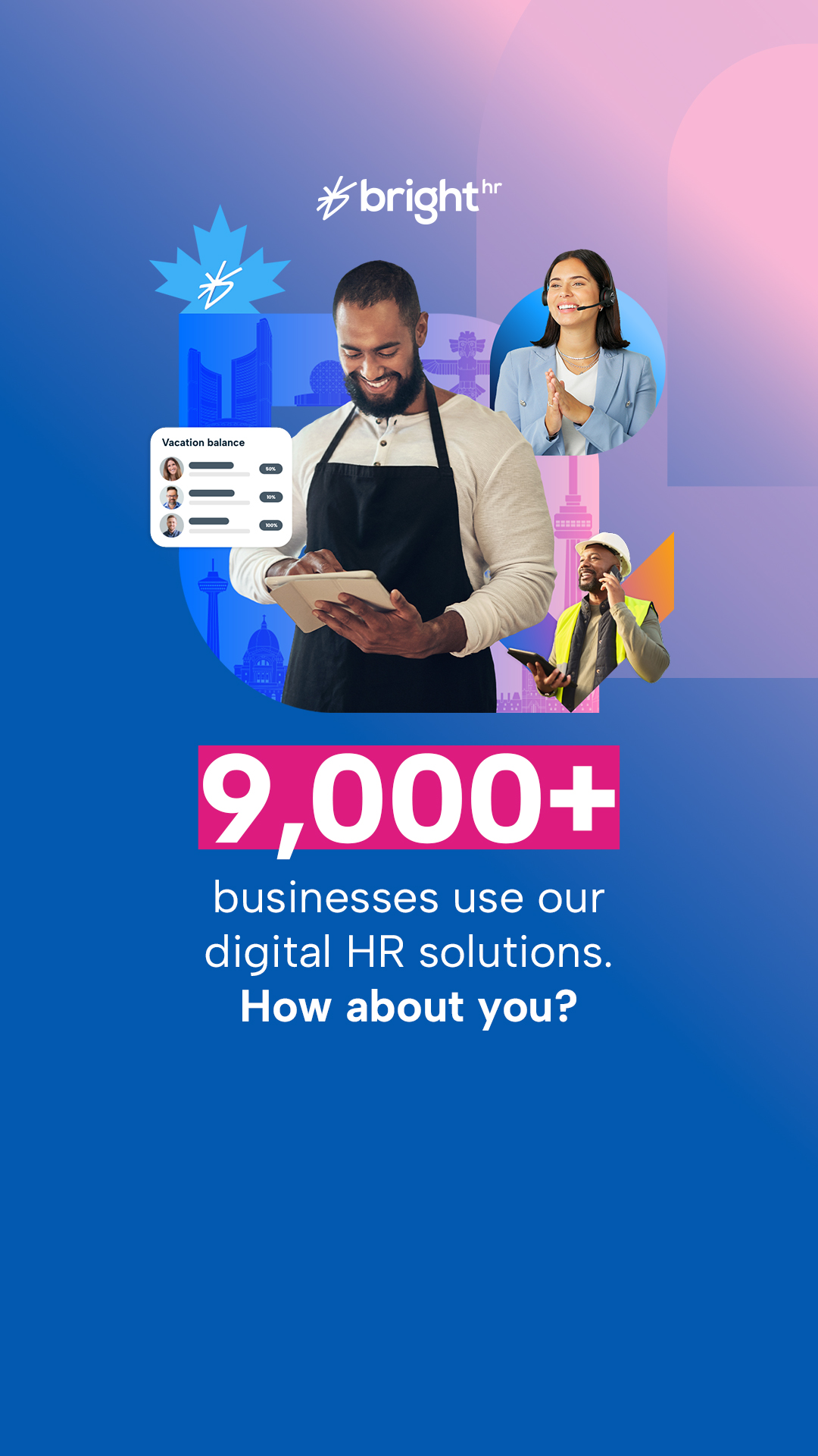 Brighthr Canada Facebook ad