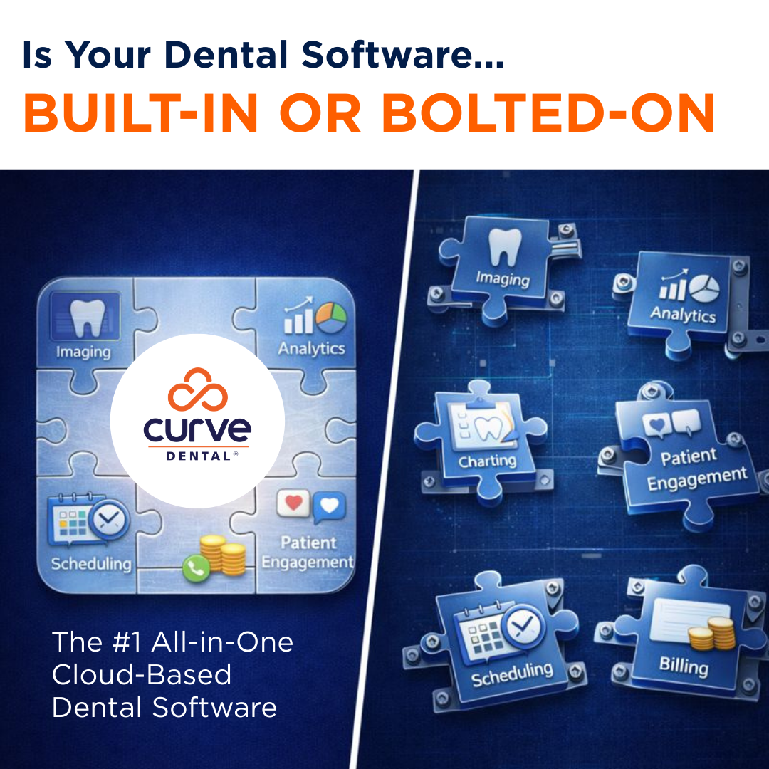 Curve Dental Facebook ad: All-In-One Dental Software