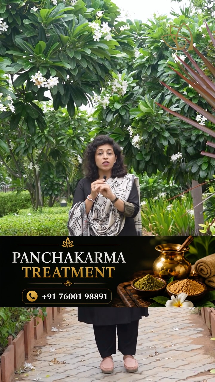 Ayurveda Center at Taj Gandhinagar Resort & Spa Facebook ad: Heal from Within with Panchakarma Therapy.
