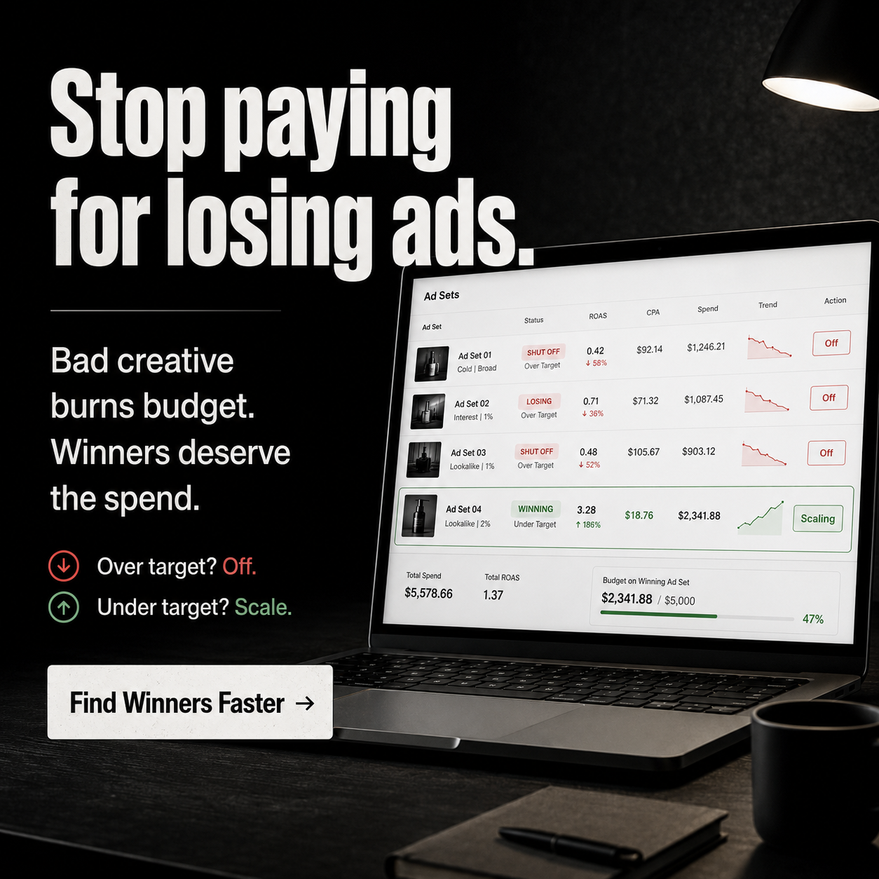 trycrush.ai Facebook ad