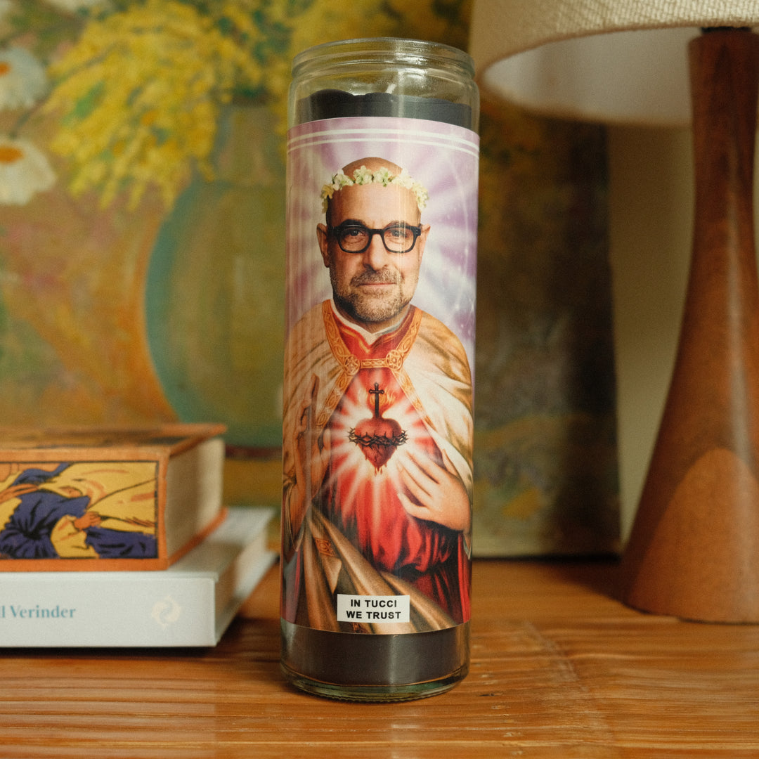 Ain't Saint Facebook ad: We make celebrity Saint candles to light up…