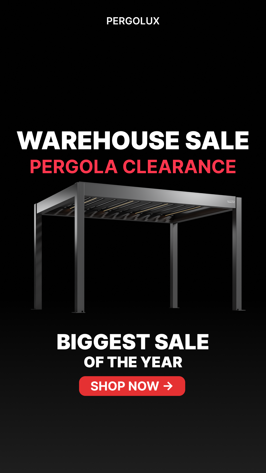 pergolux.au Facebook ad