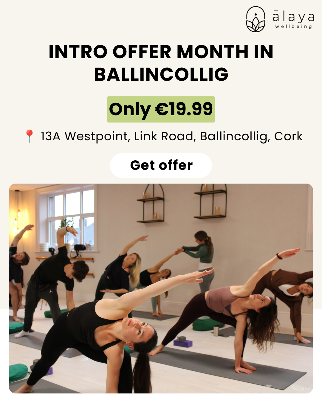 Himalaya Yoga Valley Ireland Facebook ad