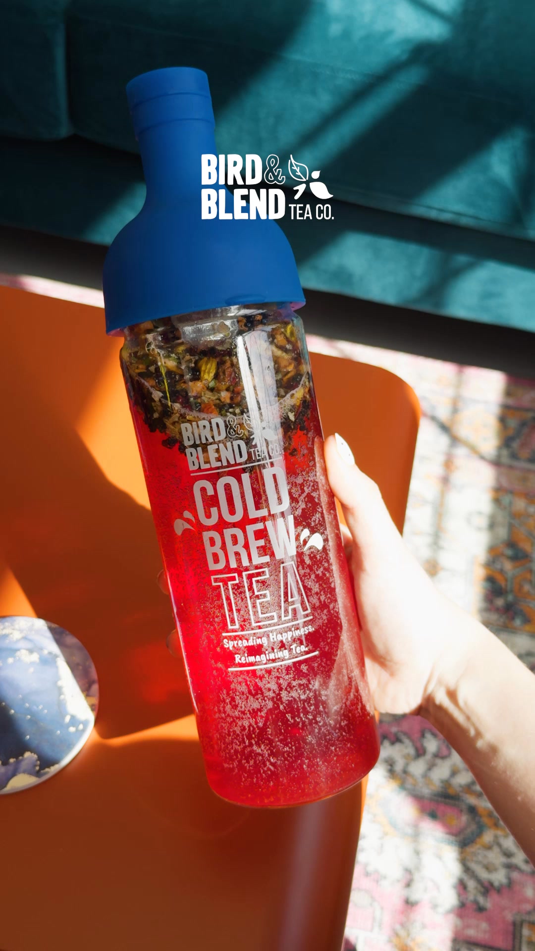 Bird & Blend Tea Co. Facebook ad: Real Ingredients, Real Taste