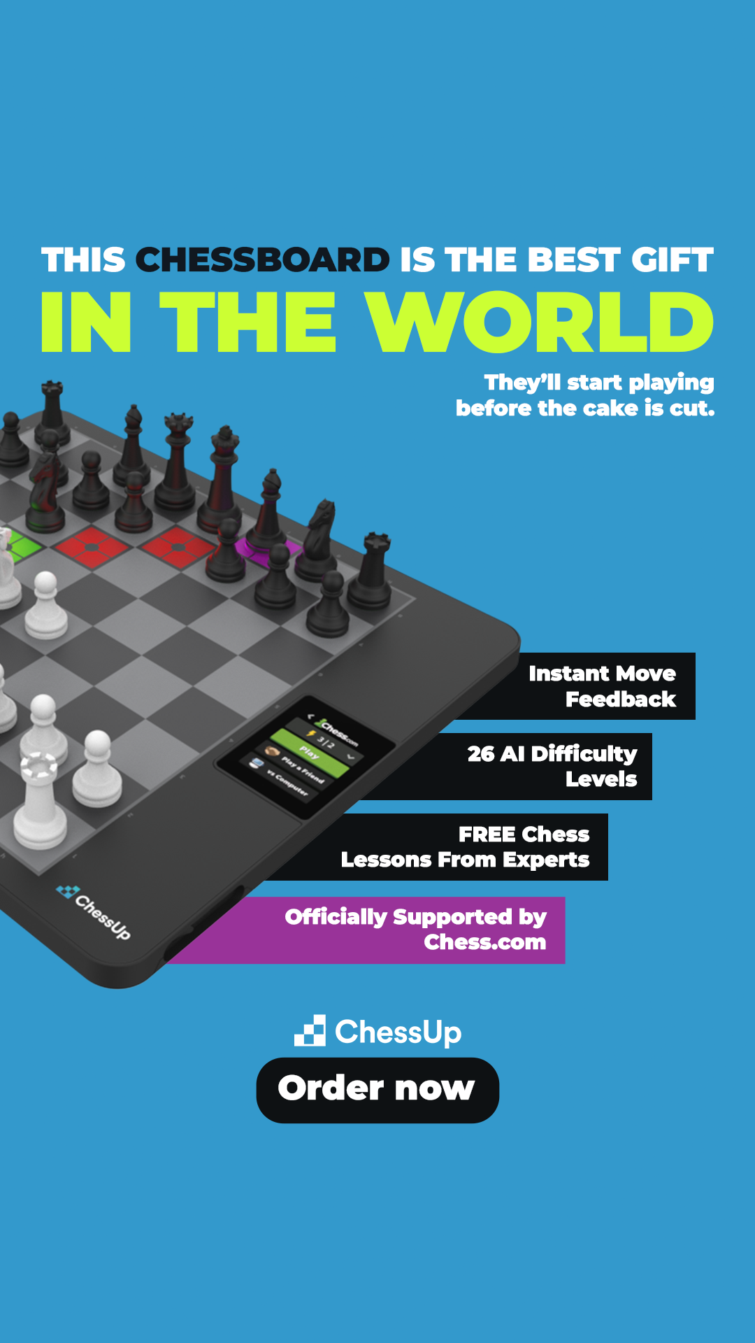 ChessUp Facebook ad
