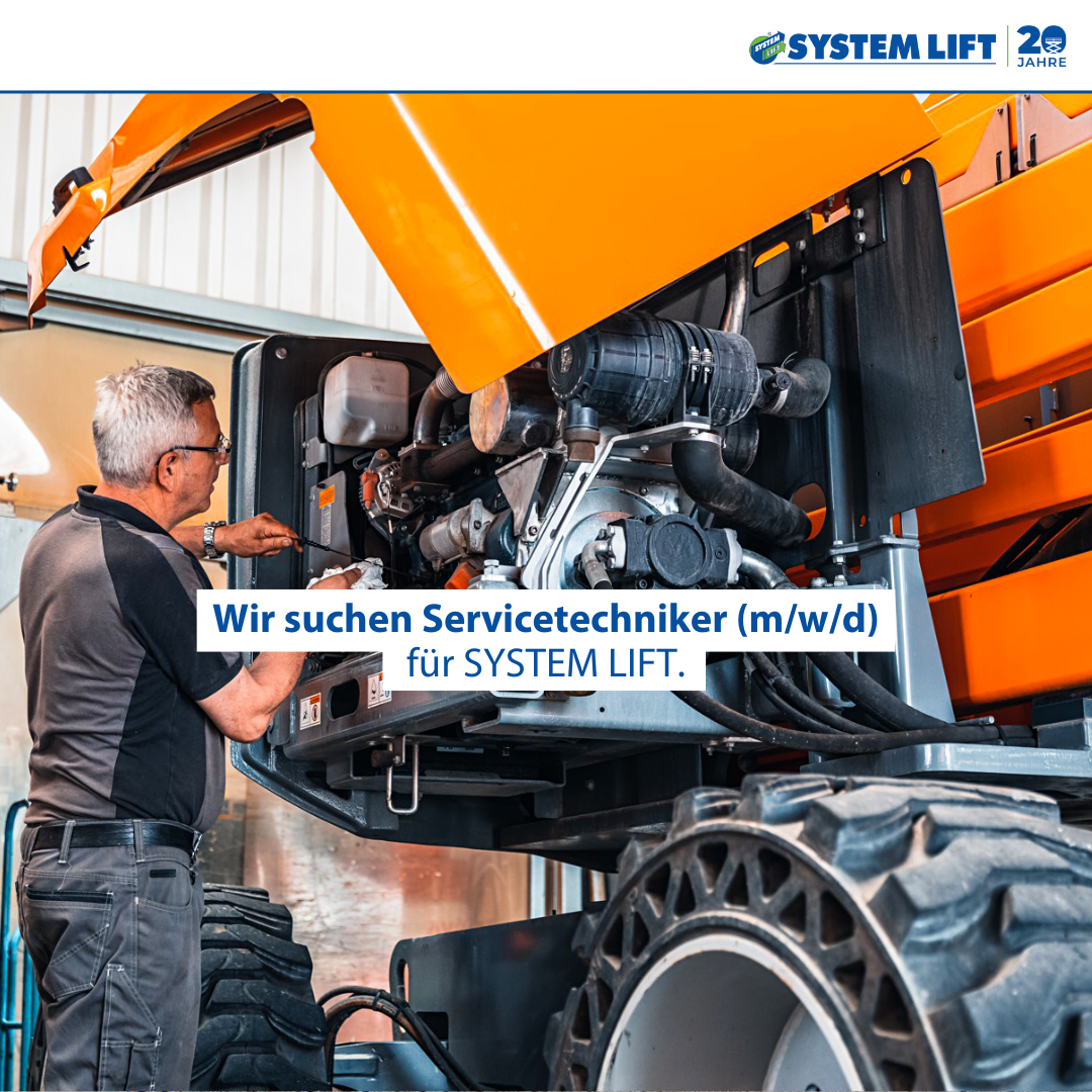SYSTEM LIFT AG Facebook ad: In 60 Sekunden als SERVICETECHNIKER (m/w/d) bewerben!