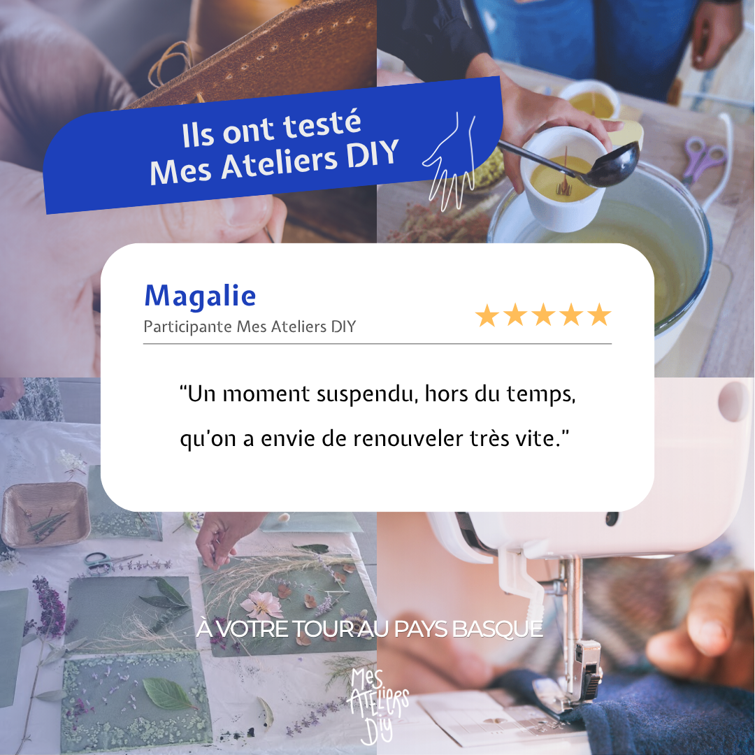 Mes Ateliers DIY Facebook ad: Réservez votre atelier en ligne