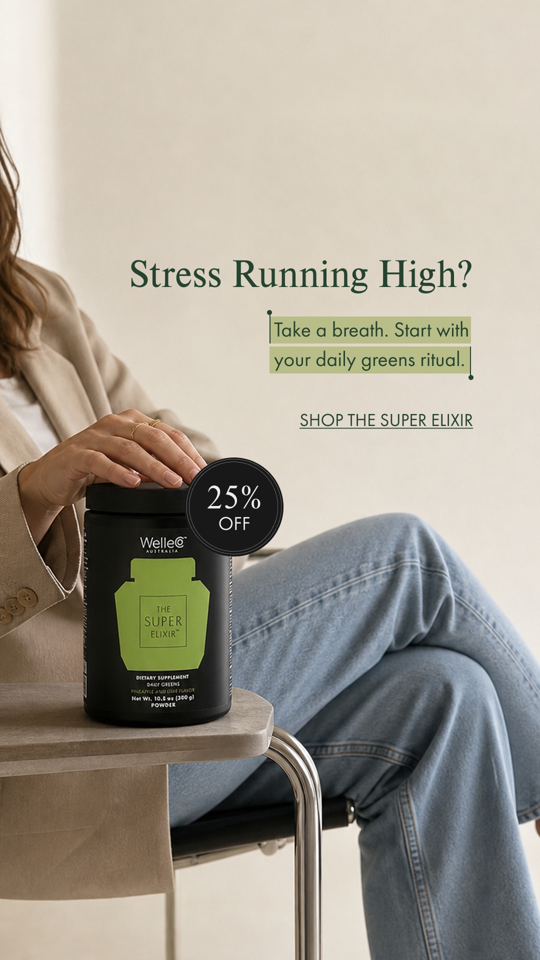 WelleCo Facebook ad