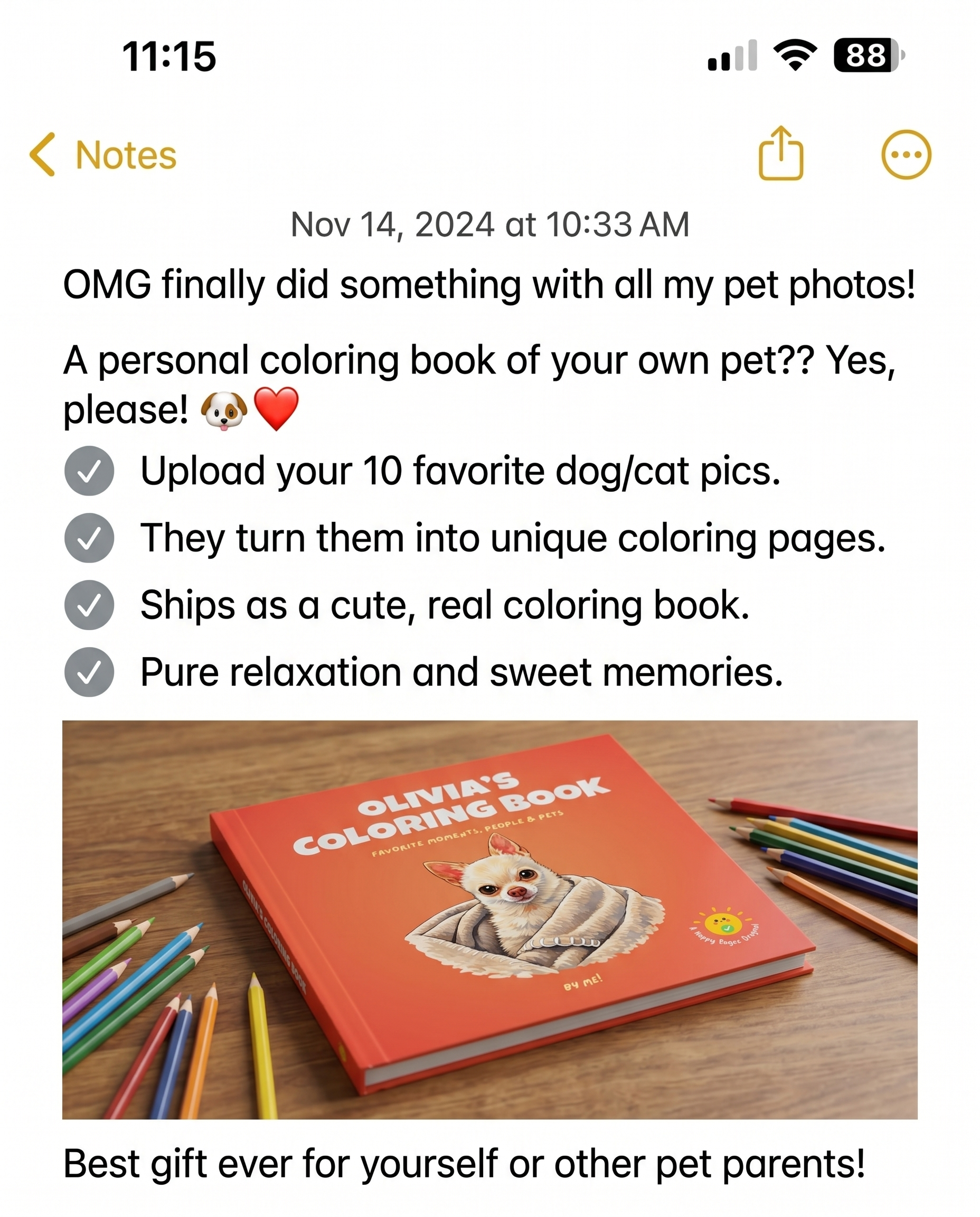 Happy Pages Facebook ad