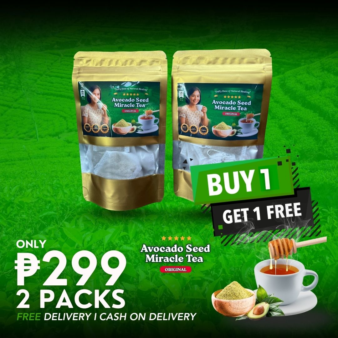 Avocado Seed Miracle Tea Original Facebook ad: 𝐔𝐏 𝐓𝐎 75% 𝐁𝐄𝐑𝐌𝐎𝐍𝐓𝐇𝐒 𝐃𝐈𝐒𝐂𝐎𝐔𝐍𝐓!
