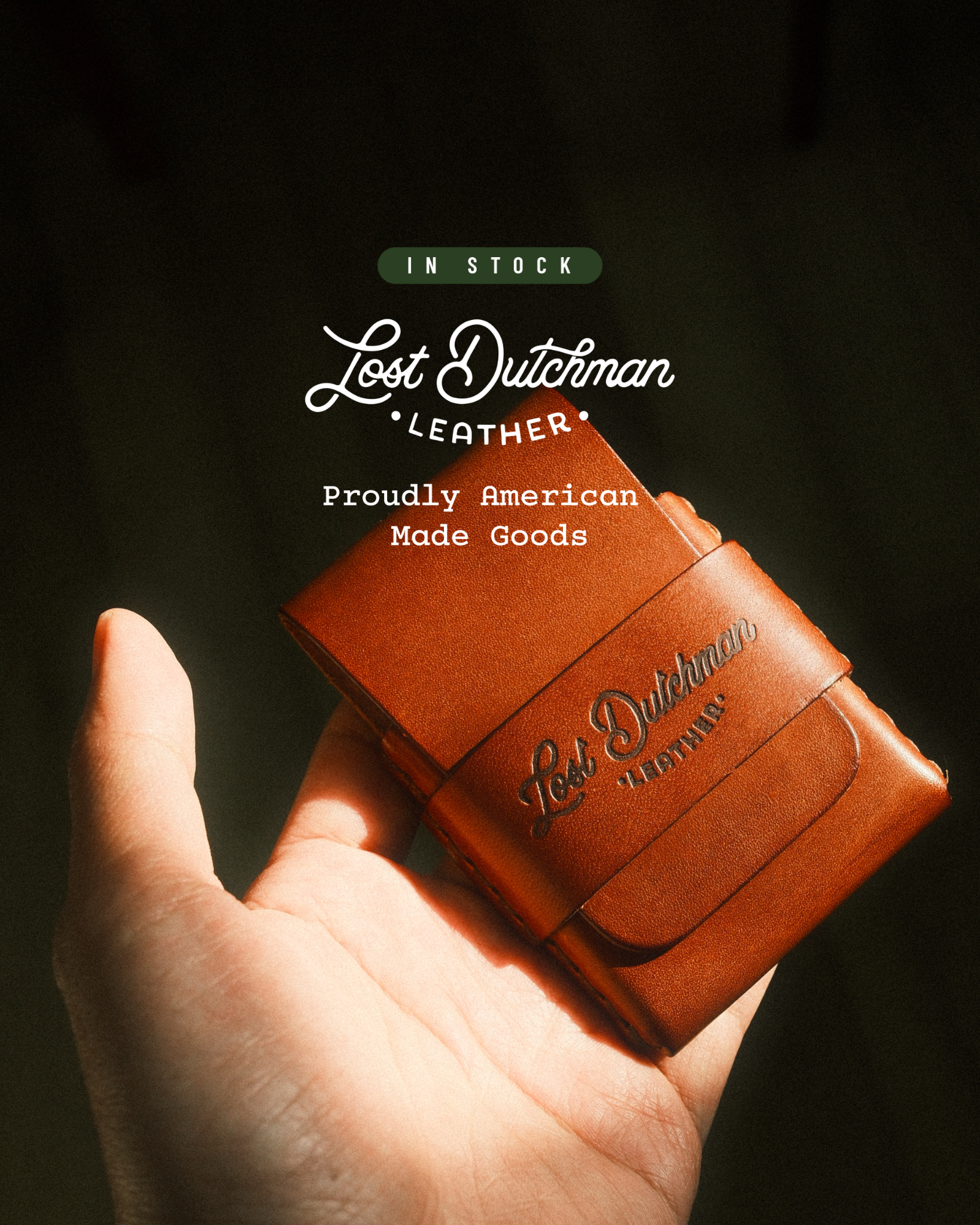 Lost Dutchman Leather Goods Facebook ad