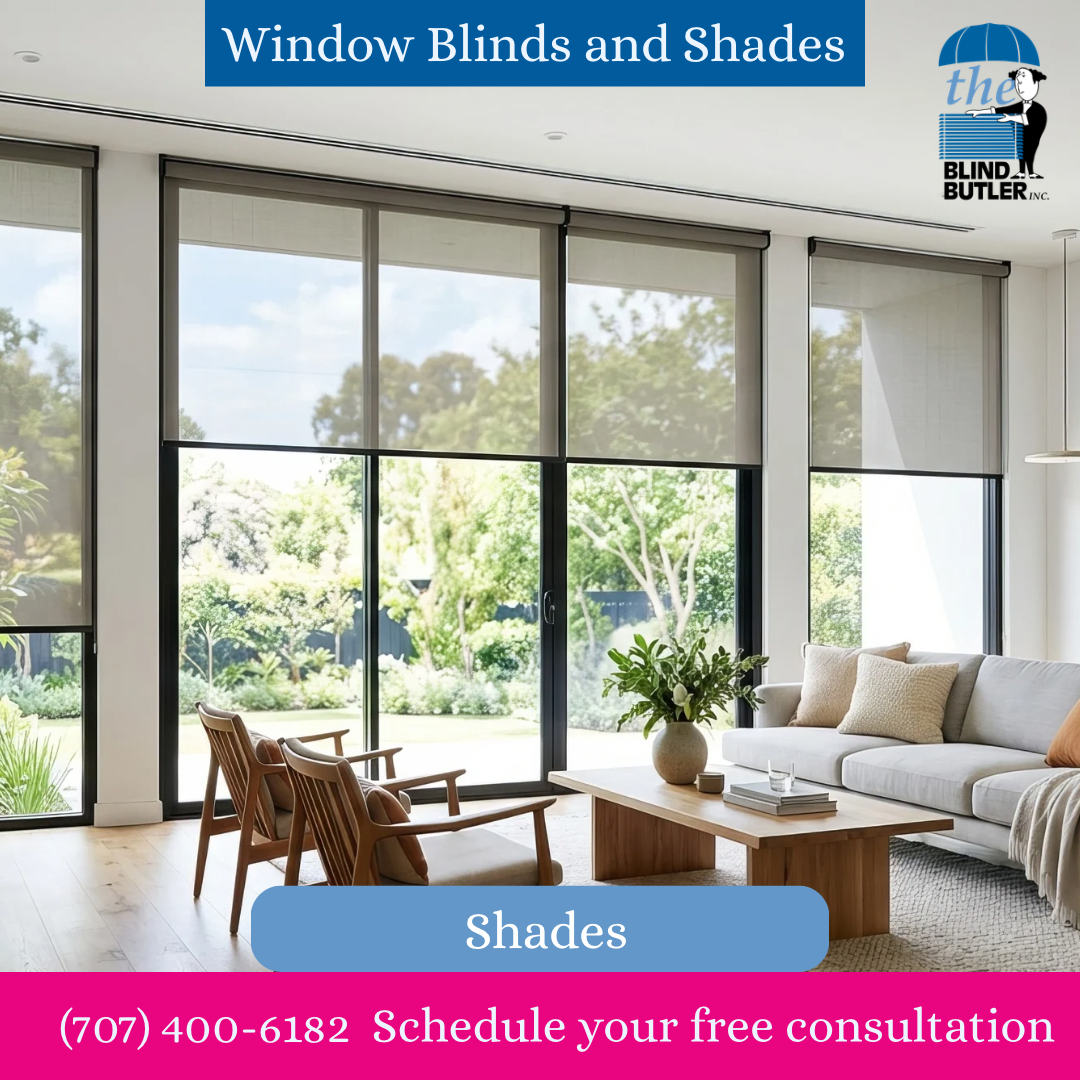The Blind Butler, Inc Facebook ad: California! Transform your home’s interior with custom…
