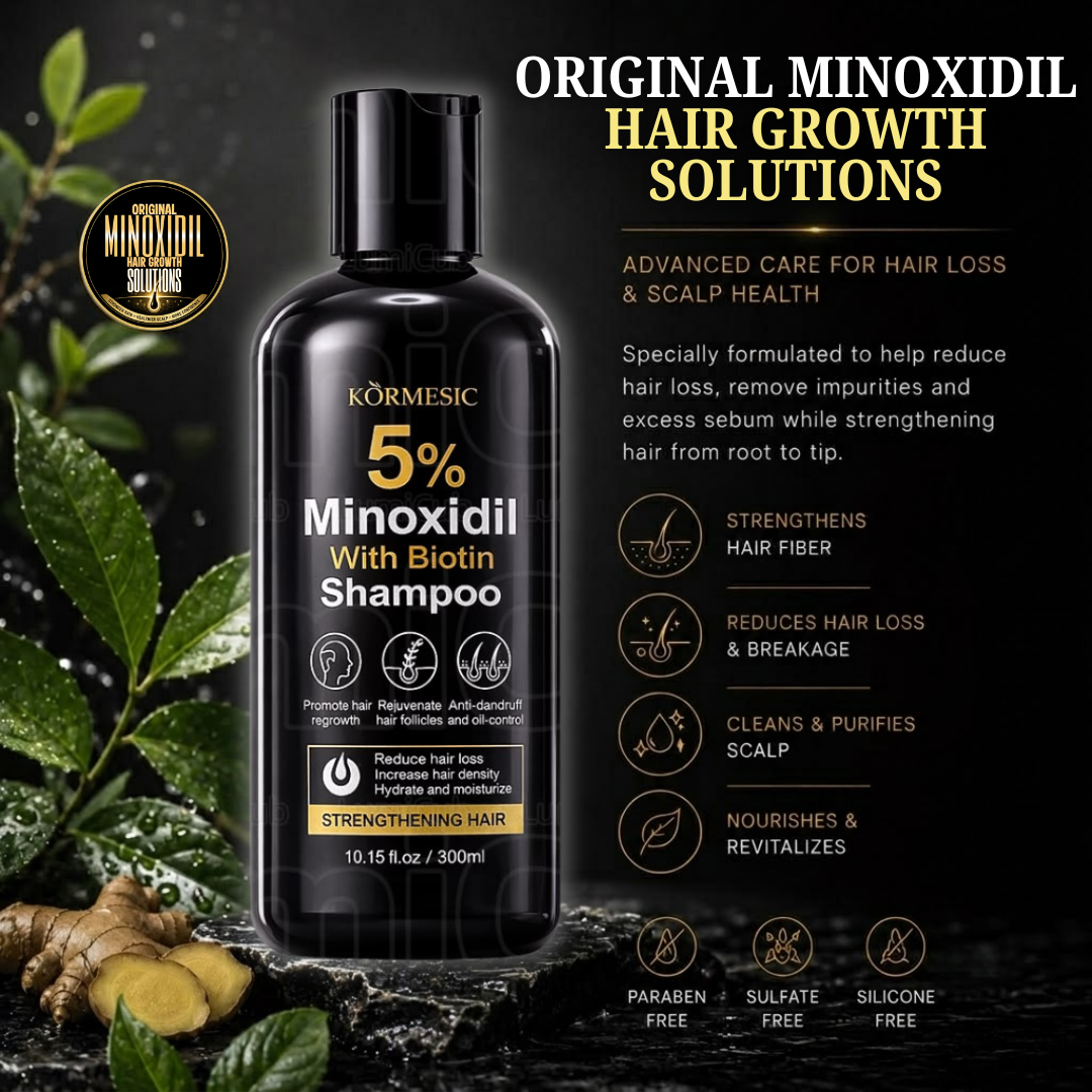Original Monoxidil Hair Growth Solutions Facebook ad: Fast Hair Regrowth Results