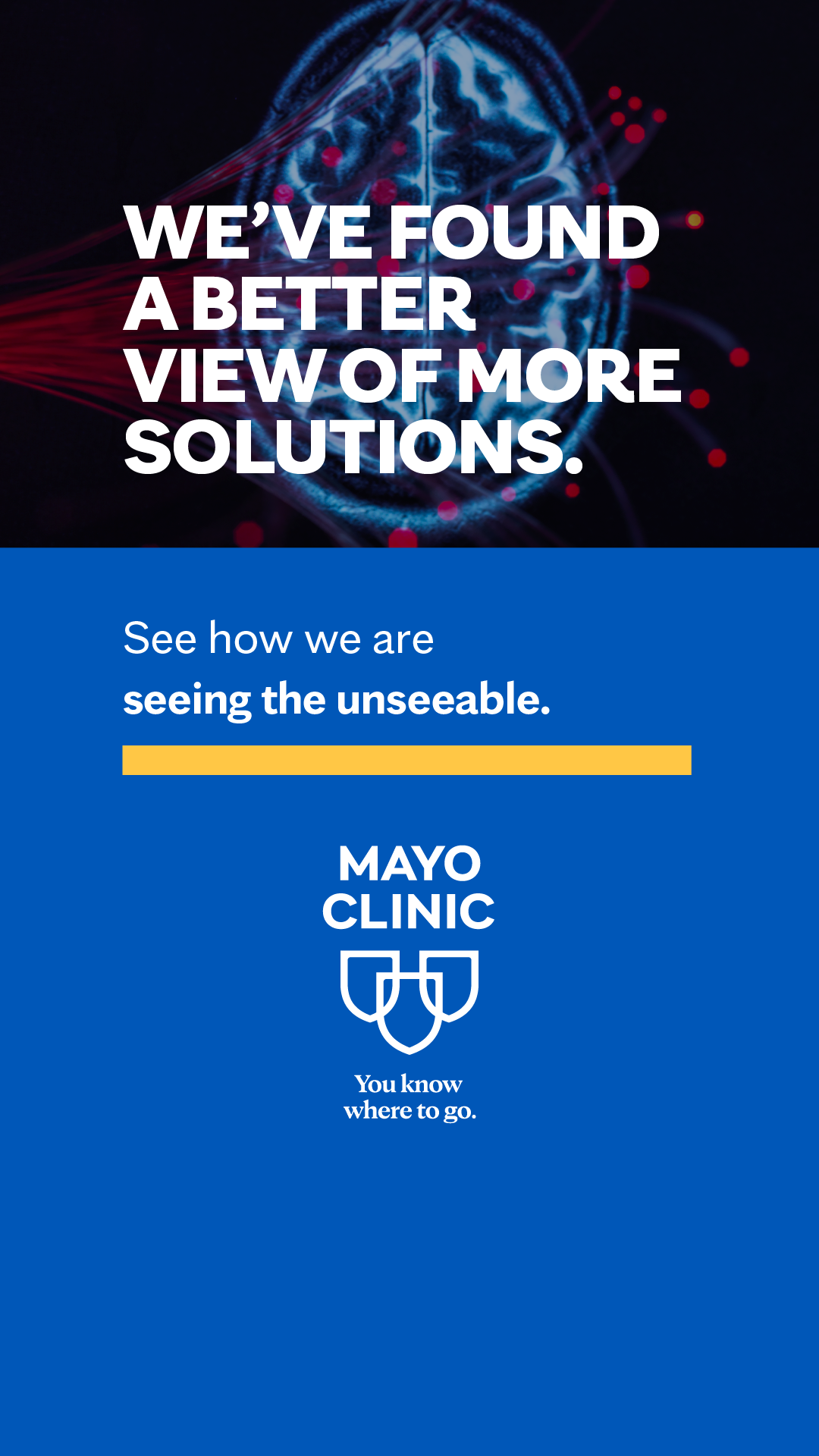 Mayo Clinic Facebook ad