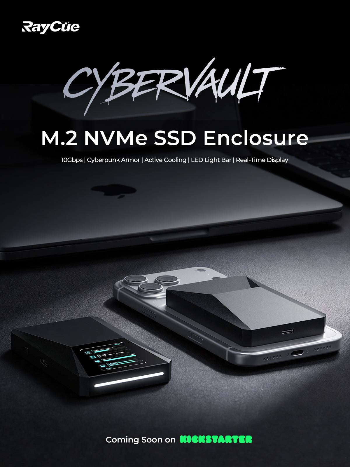RayCue Facebook ad: CYBERVAULT