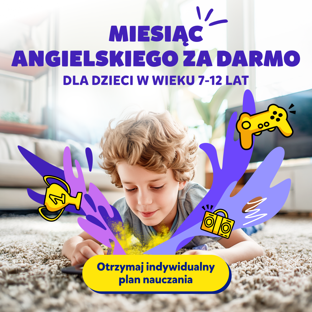 Novakid Polska Facebook ad: Lekcje angielskiego 1 na 1