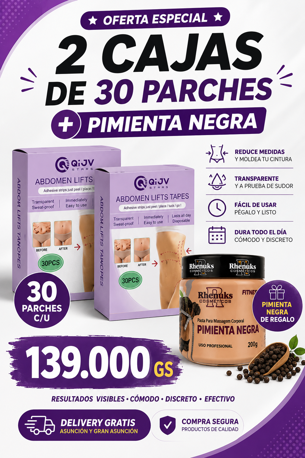 Naturalfit PY Facebook ad: PROMO 2x139.000gs