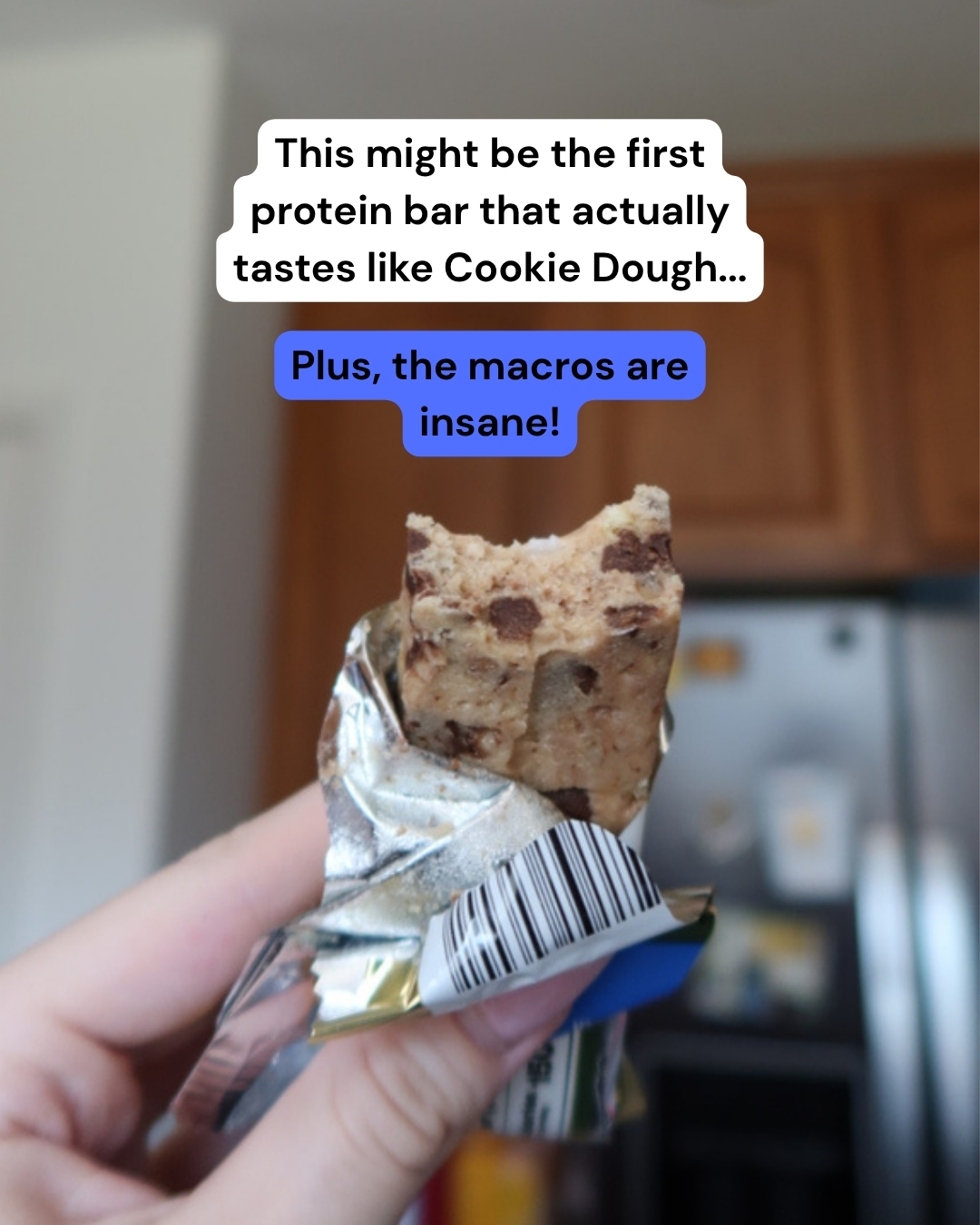 BroBible Facebook ad: Nearly 30g of Protein for 150 Calories