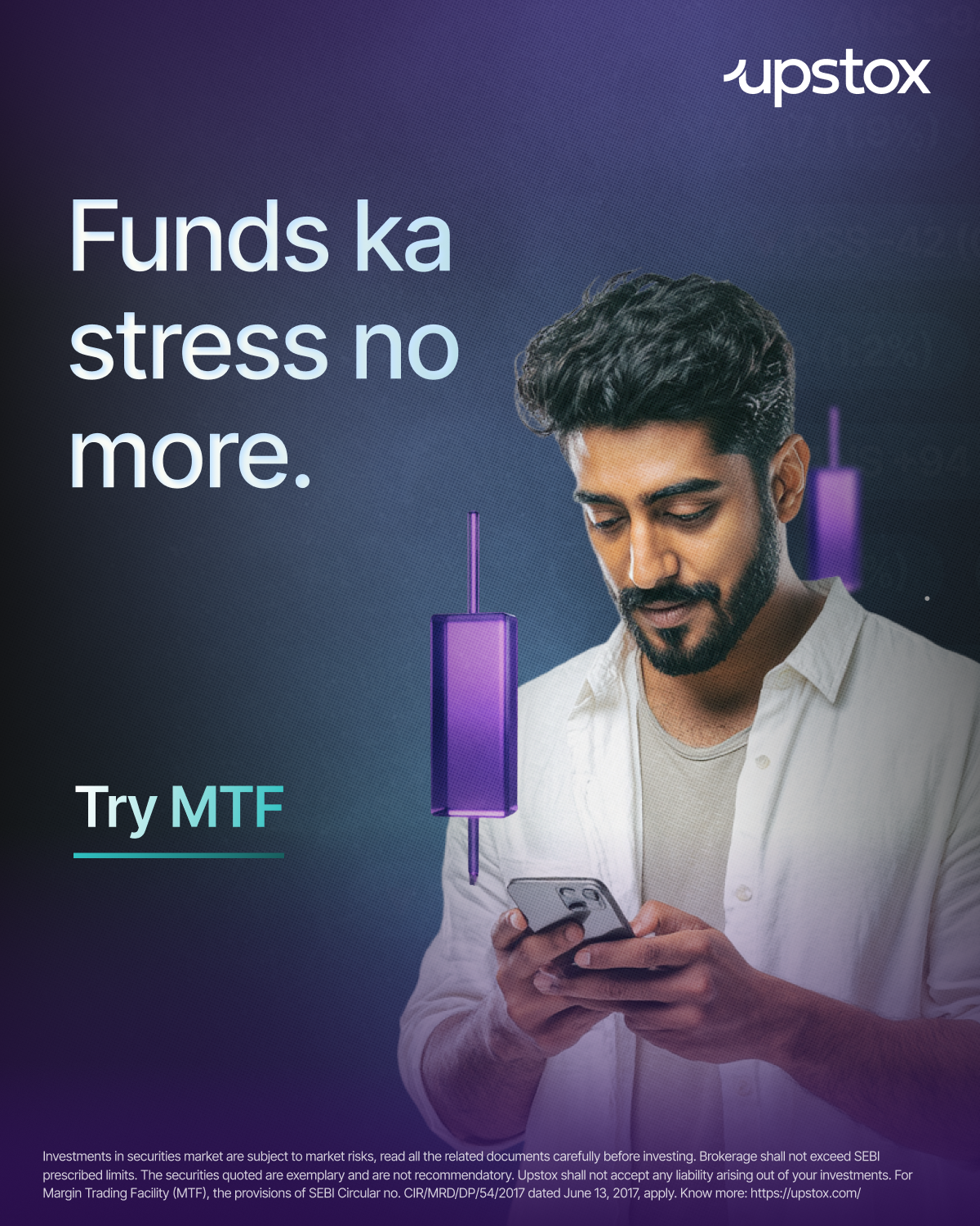 Upstox Facebook ad
