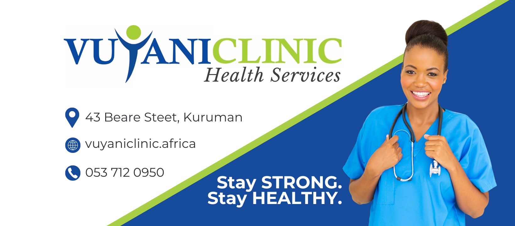 Vuyani Clinic Facebook ad: Vuyani Clinic is a modern, patient-centered facility…