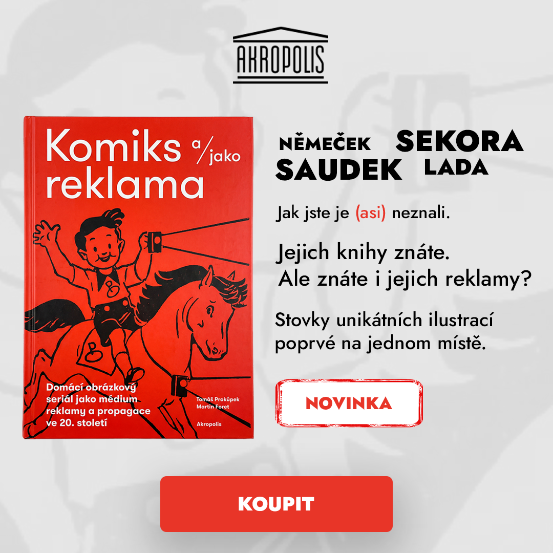 Nakladatelství Akropolis Facebook ad: Komiks jako médium reklamy