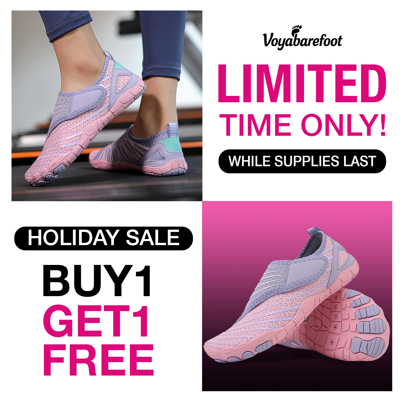 Voyabarefoot Facebook ad