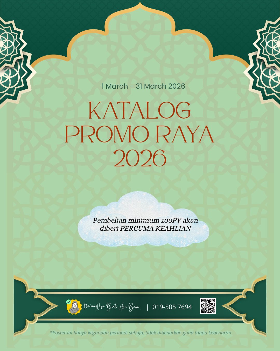 Nise Oil Facebook ad: TAWARAN AIDILFITRI 2026