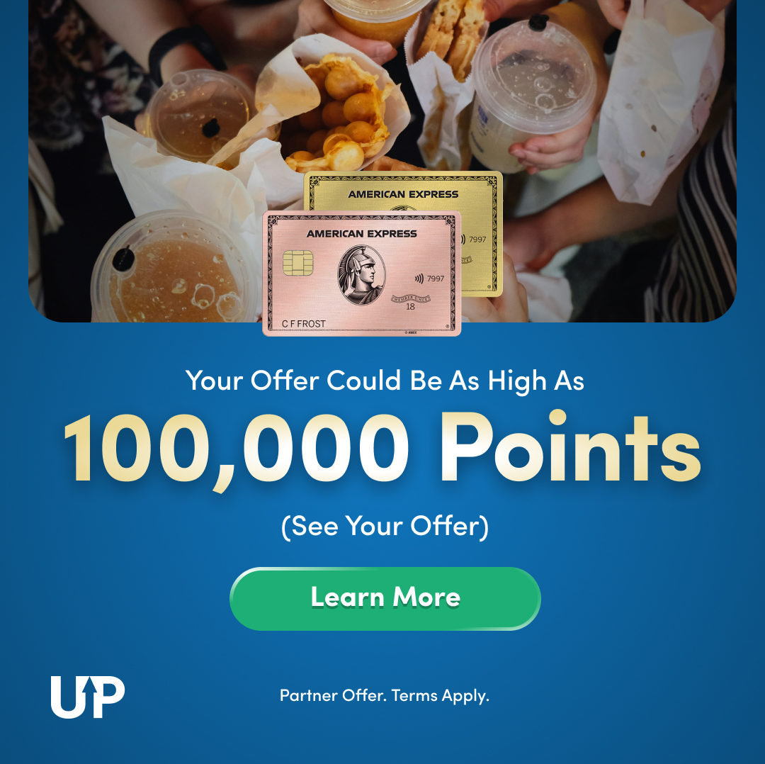 Upgraded Points Facebook ad