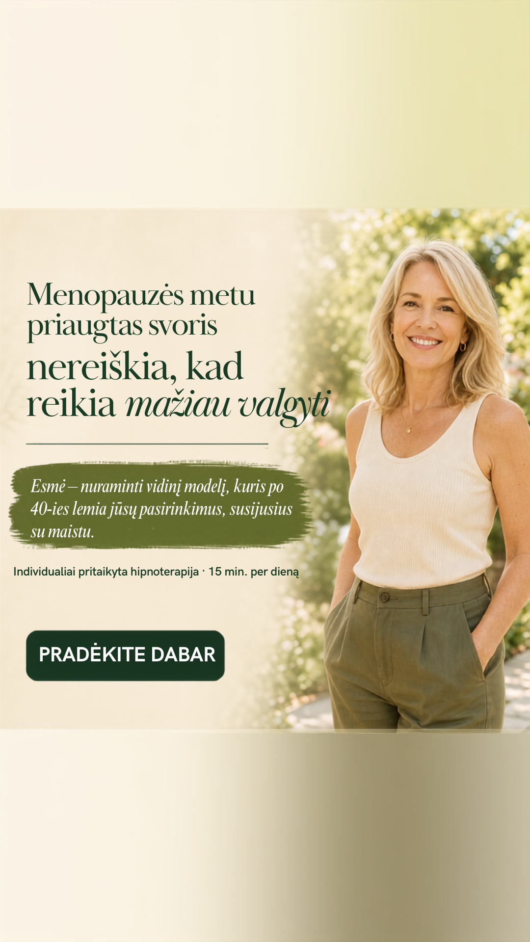 Ana Markova Facebook ad