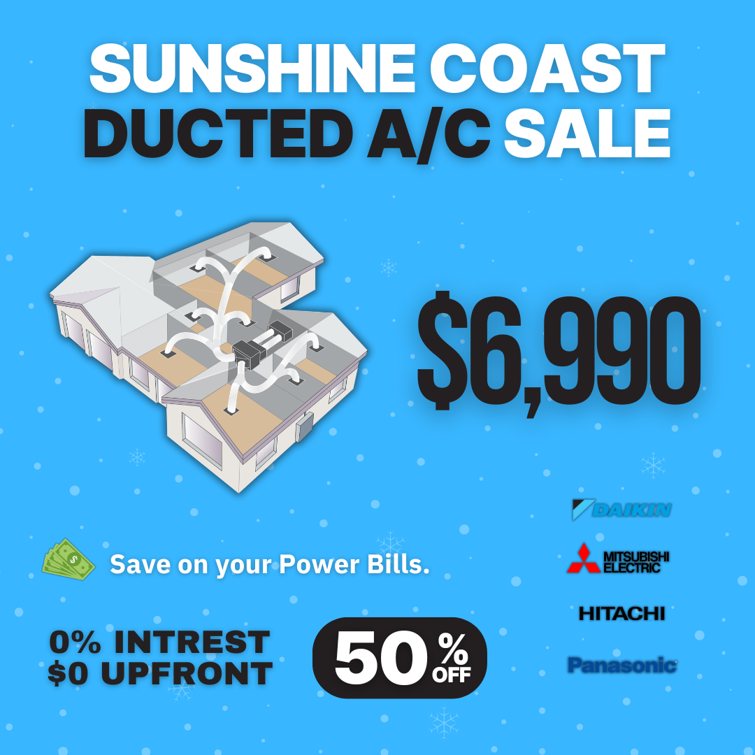NAC Electrical Air & Refrigeration Facebook ad: Sunshine Coast, $6,990 Ducted A/C Sale