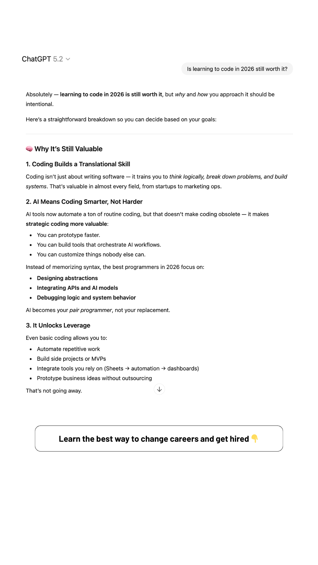 Zero To Mastery Facebook ad