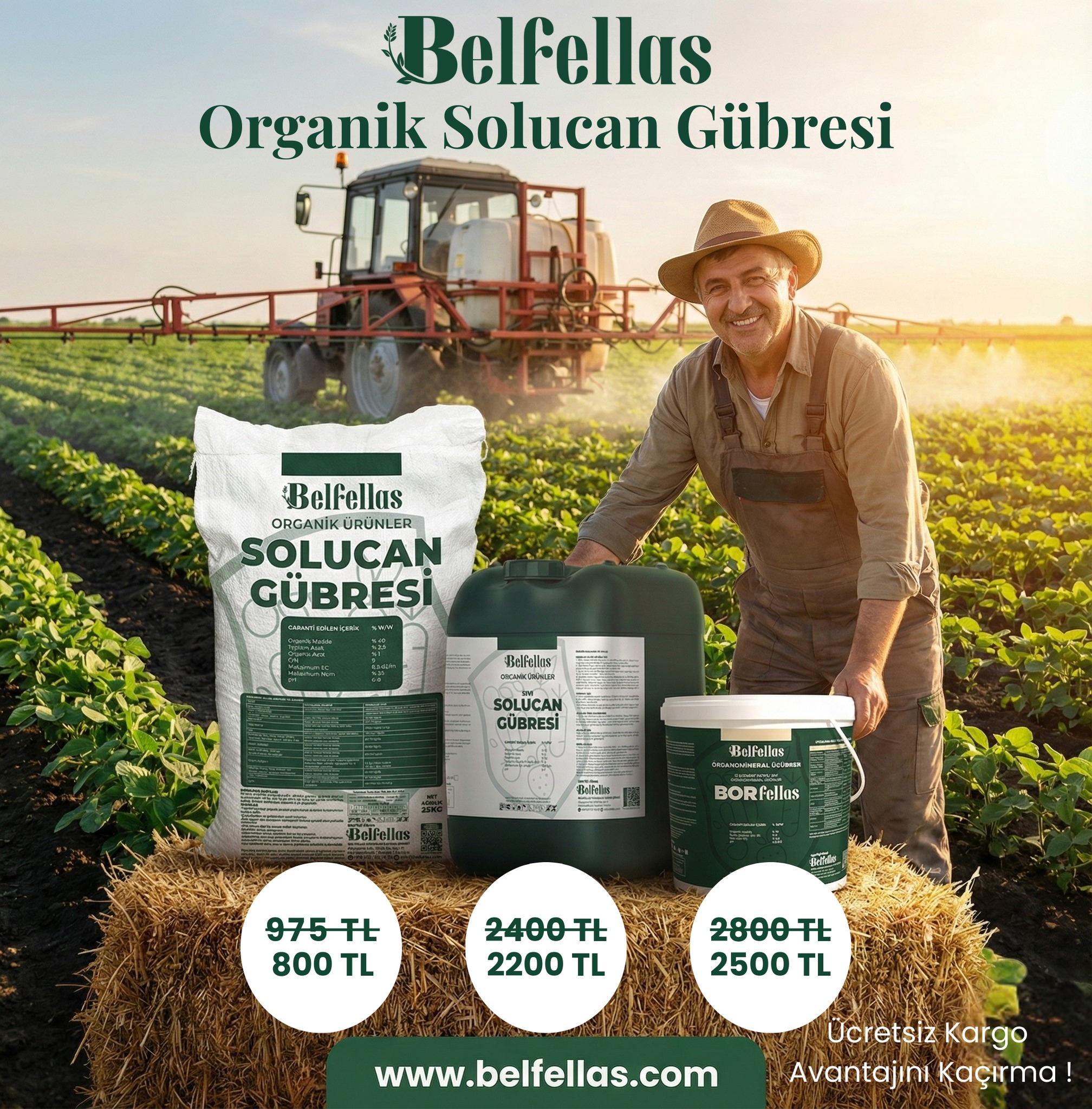 Belfellas Facebook ad: Belfellas Organik Solucan Gübresi ile toprağınızı…
